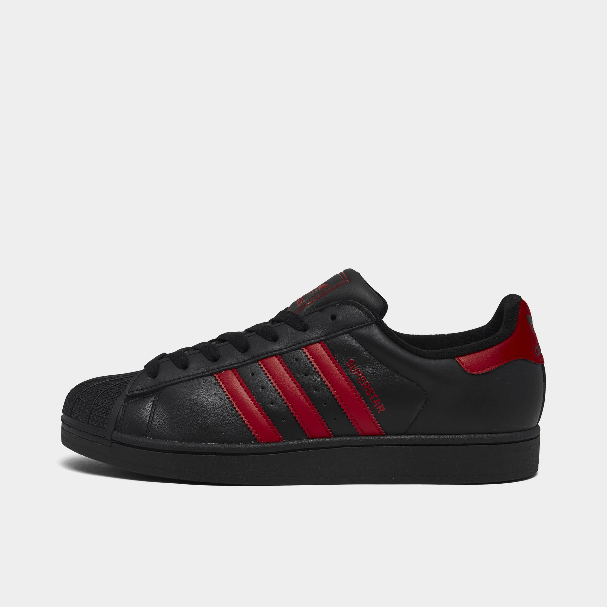 Mens Adidas adidas Superstar II Black / Red