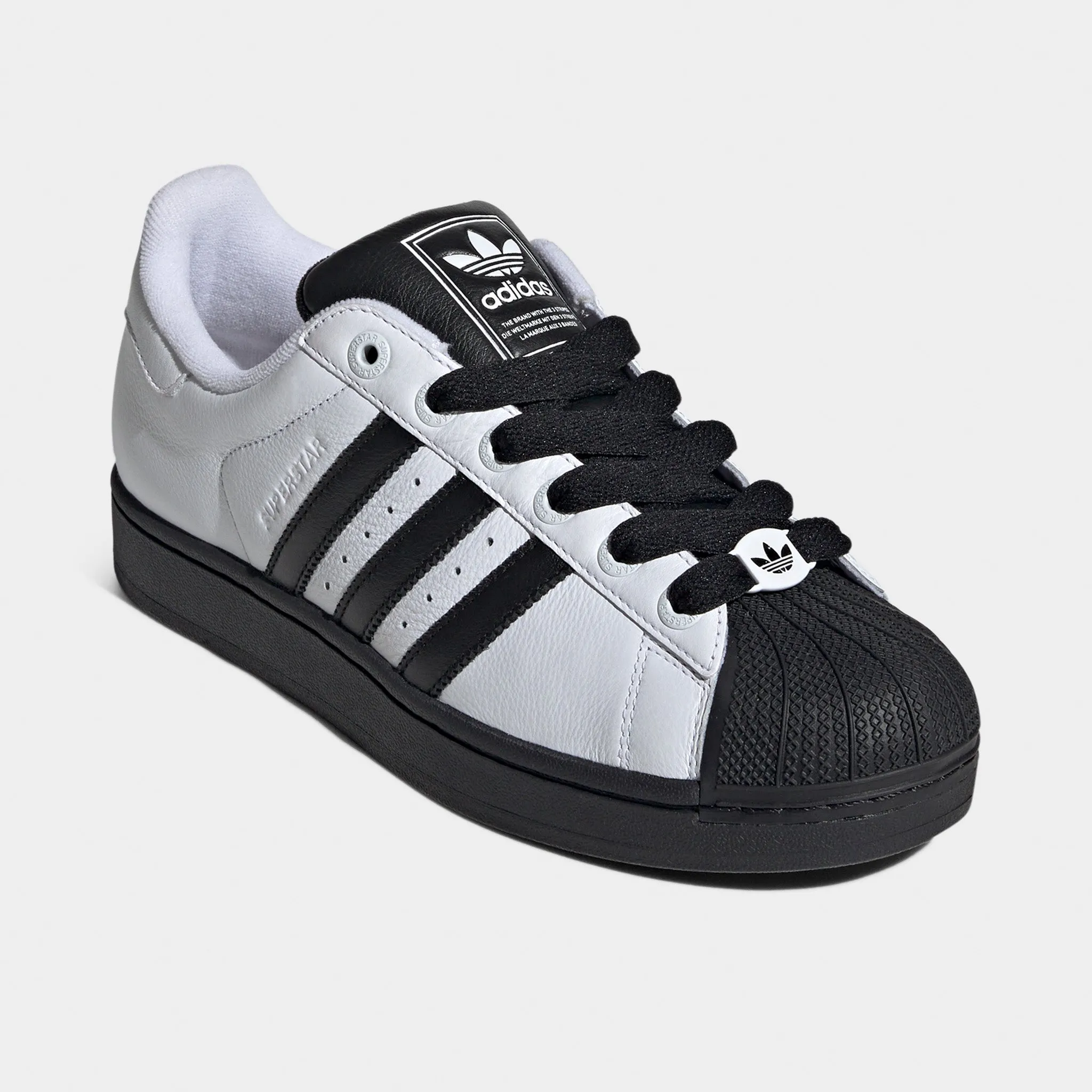 Mens Adidas adidas Superstar II Footwear White / Core Black