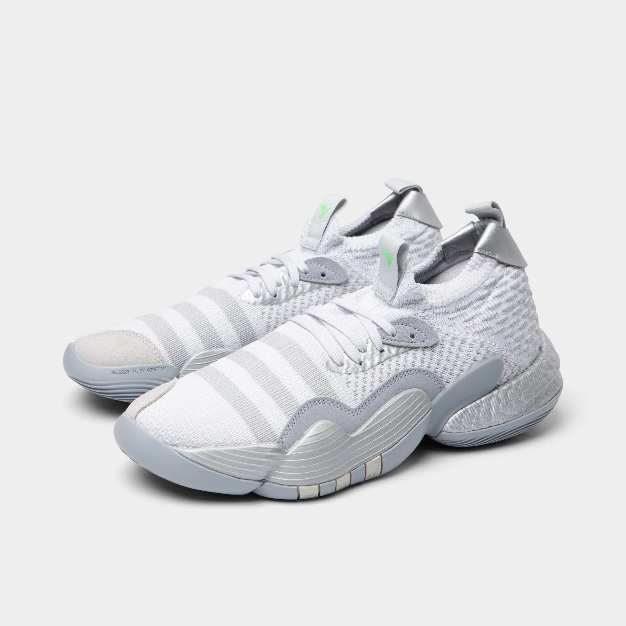 Mens Adidas adidas Trae Young 2.0 Dash Grey / Halo Silver - Metallic Silver