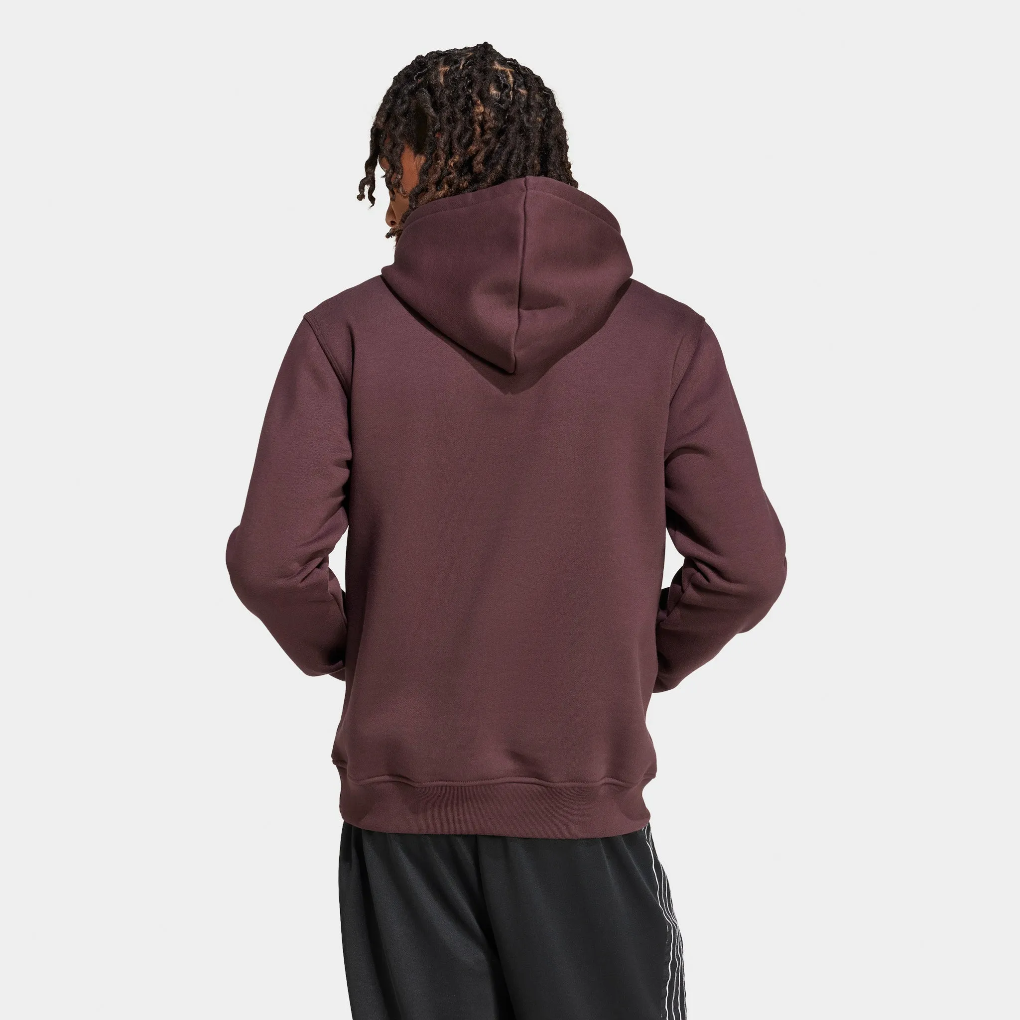 Mens Adidas adidas Trefoil Essentials Hoodie / Shadow Brown