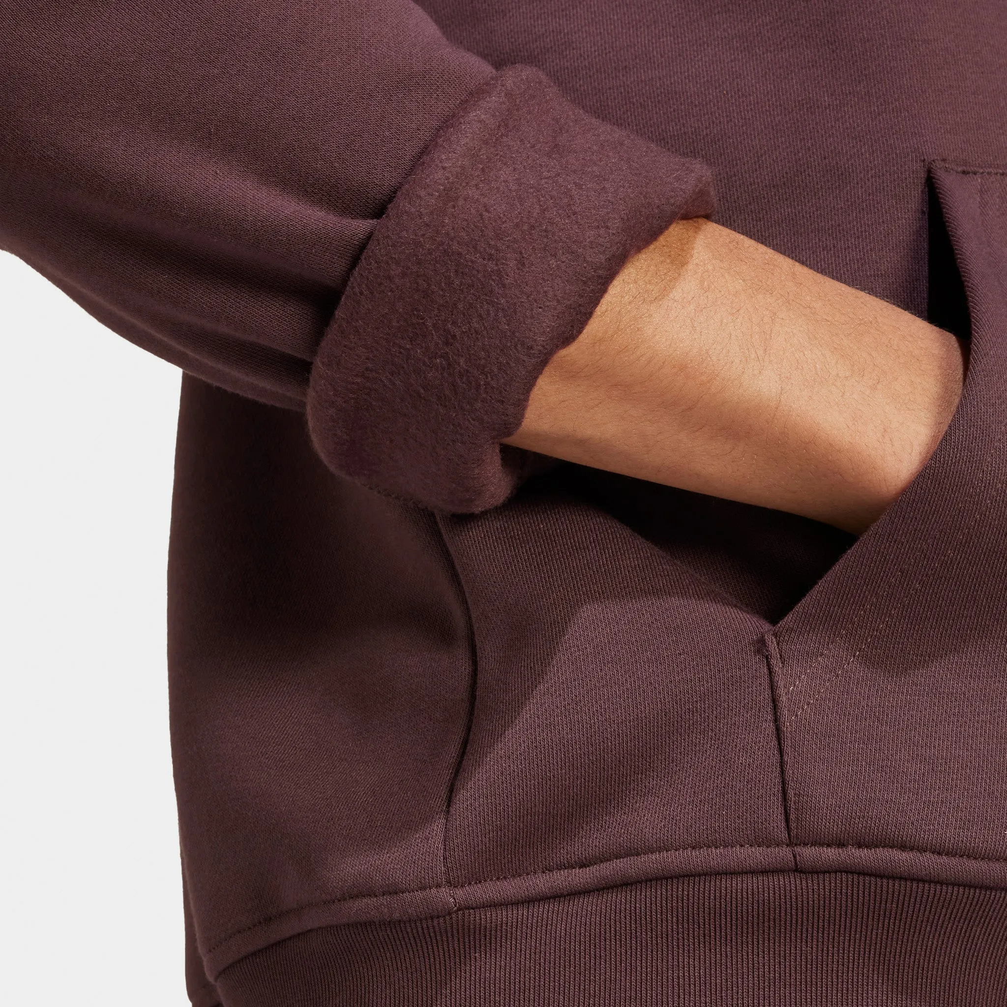 Mens Adidas adidas Trefoil Essentials Hoodie / Shadow Brown