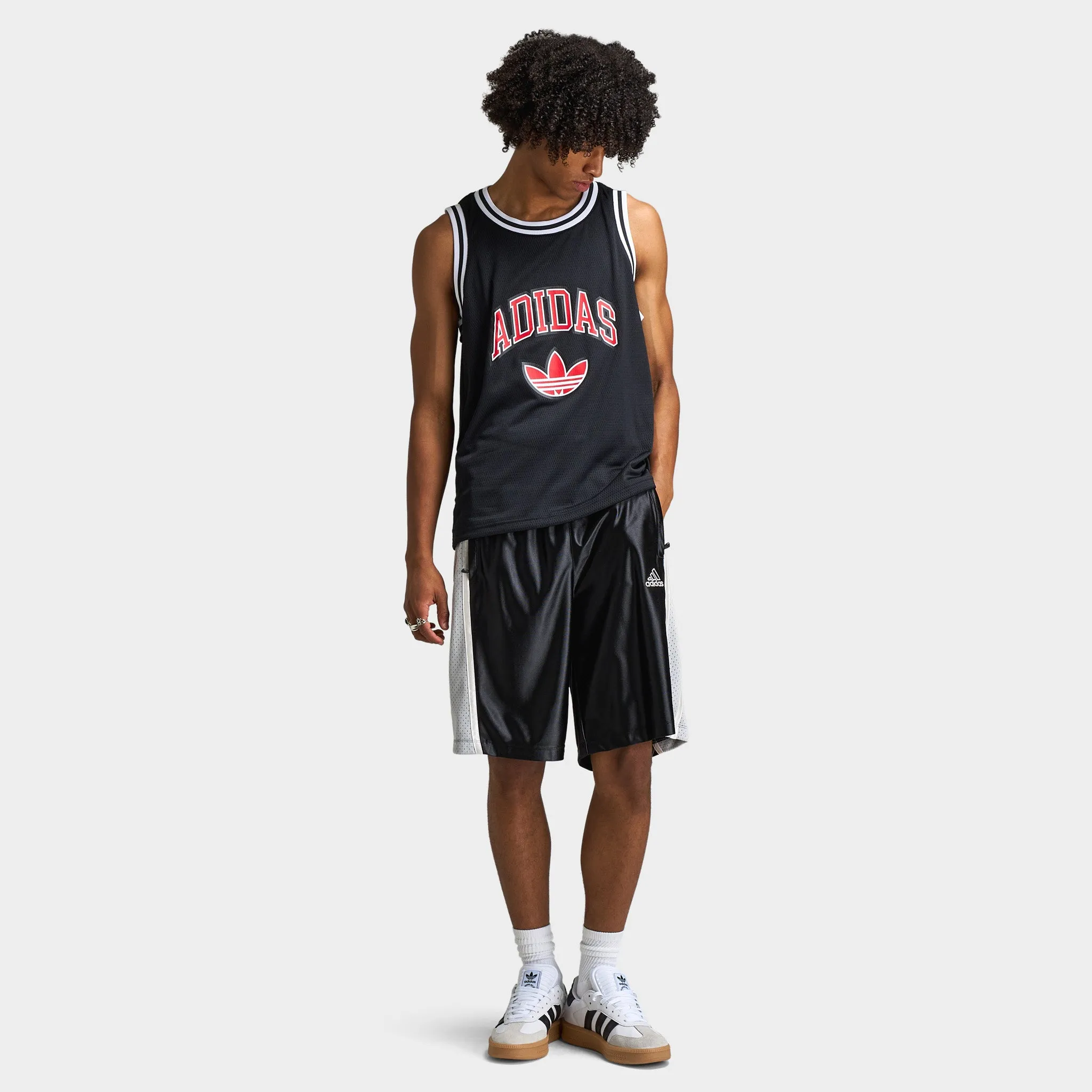 Mens Adidas adidas Varsity Basketball Jersey / Black