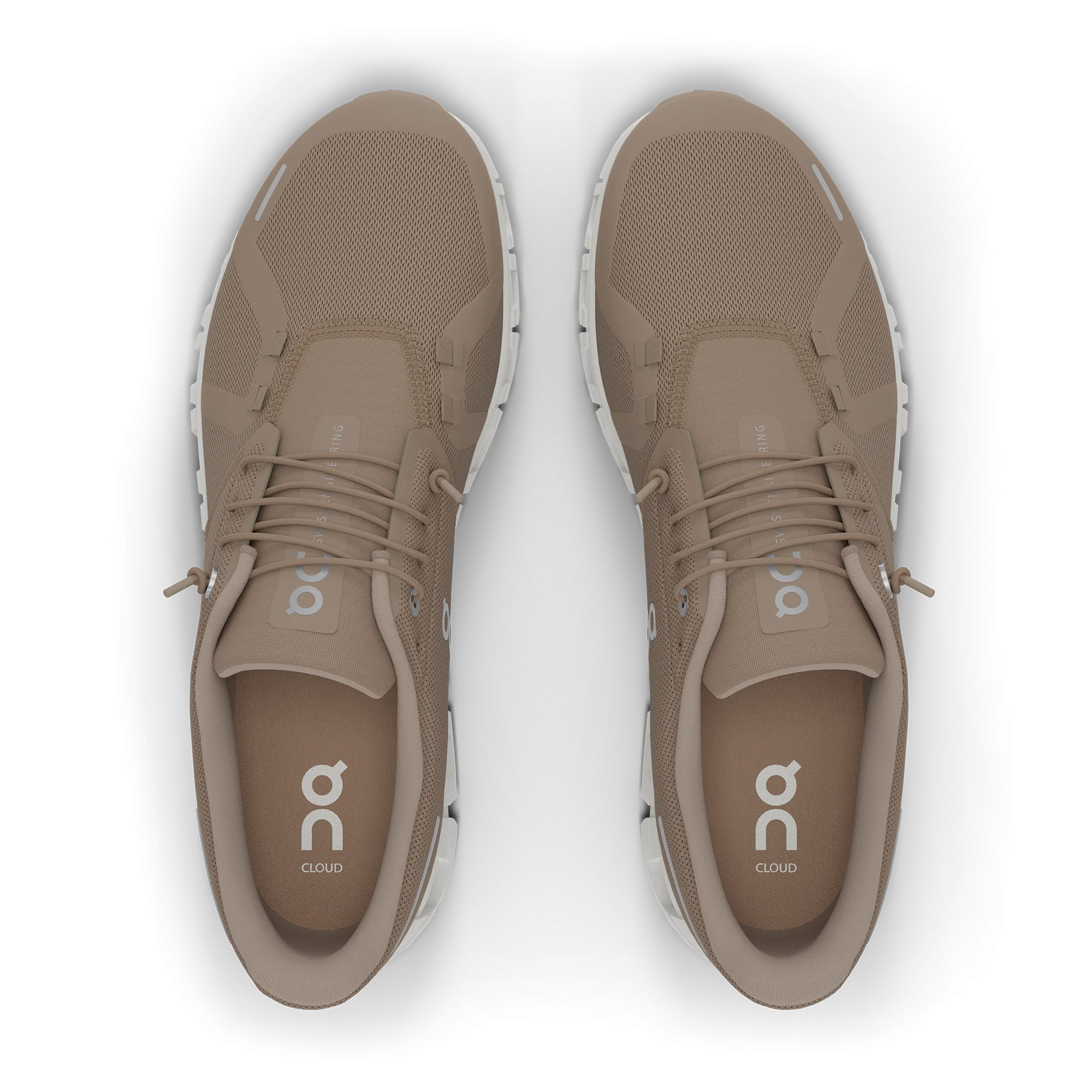Mens Chubbies On Men's Cloud 6 Shoes - Fog / White