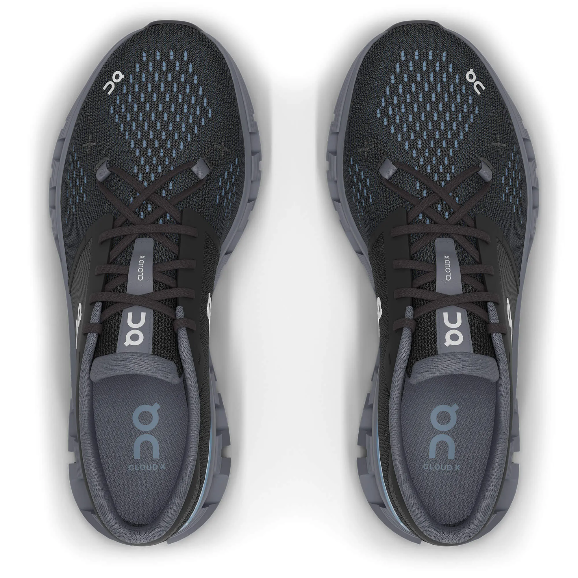 Mens Chubbies On Men's Cloud X 4 Shoes - Black / Chambray