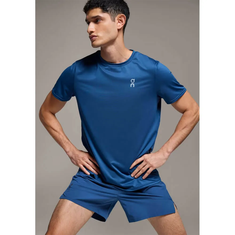 Mens Chubbies On Men's Performance Running T-Shirt - Denim