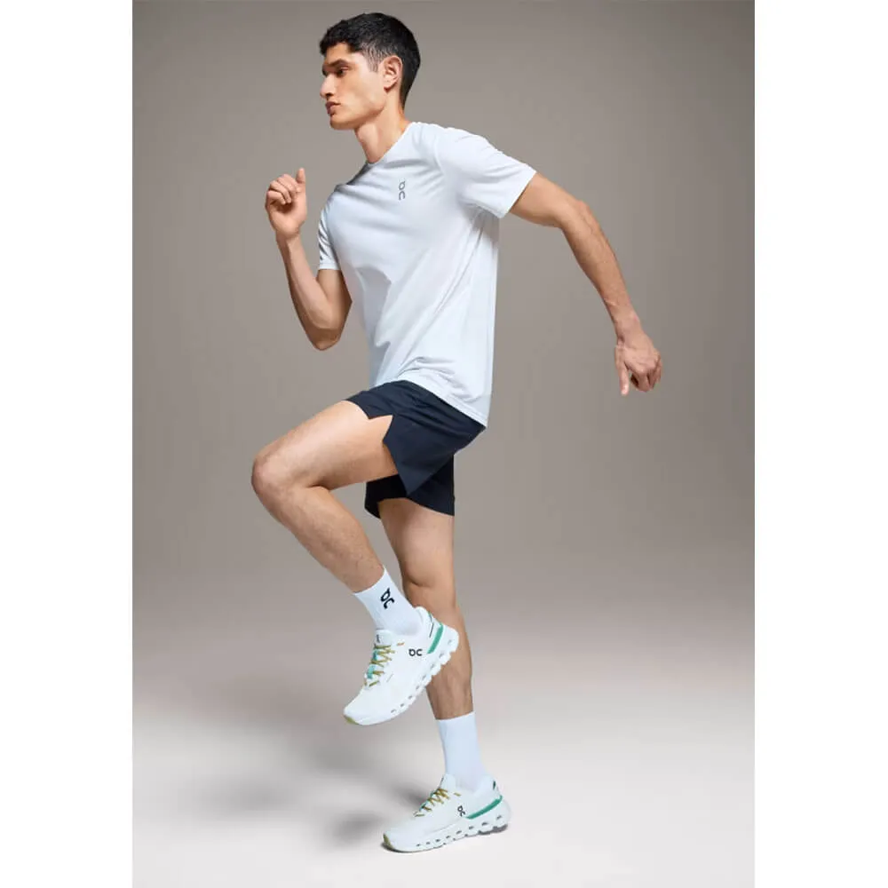 Mens Chubbies On Men's Performance Running T-Shirt - Undyed White