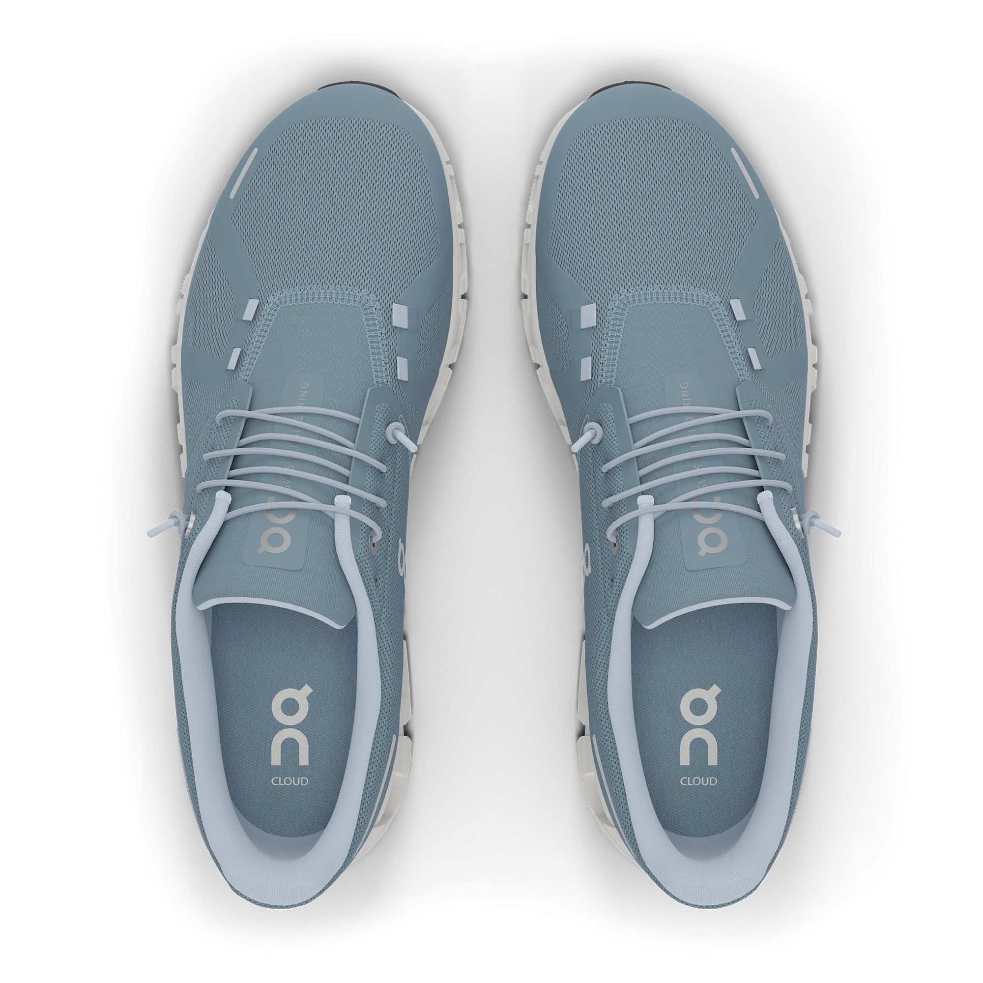 Mens Chubbies On Women's Cloud 6 Shoes - Chambray / White