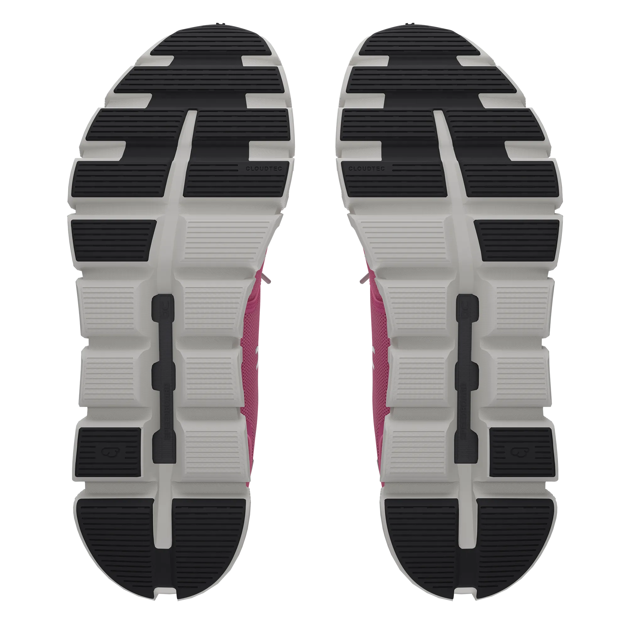 Mens Chubbies On Women's Cloud 6 Shoes - Raspberry / White