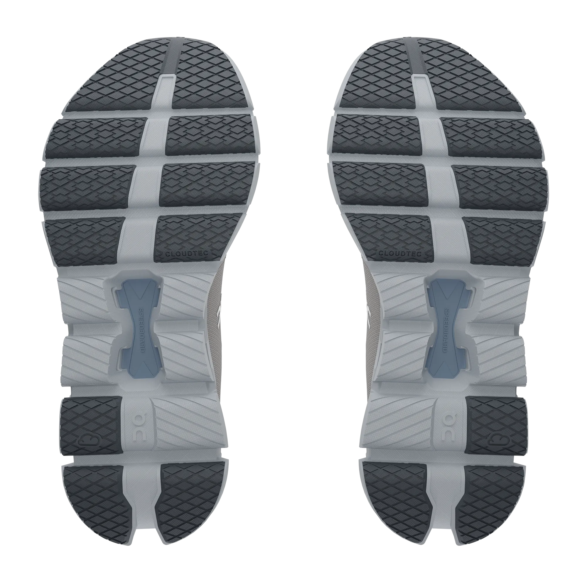 Mens Chubbies On Women's Cloud X 4 Shoes - Silver / Chambray