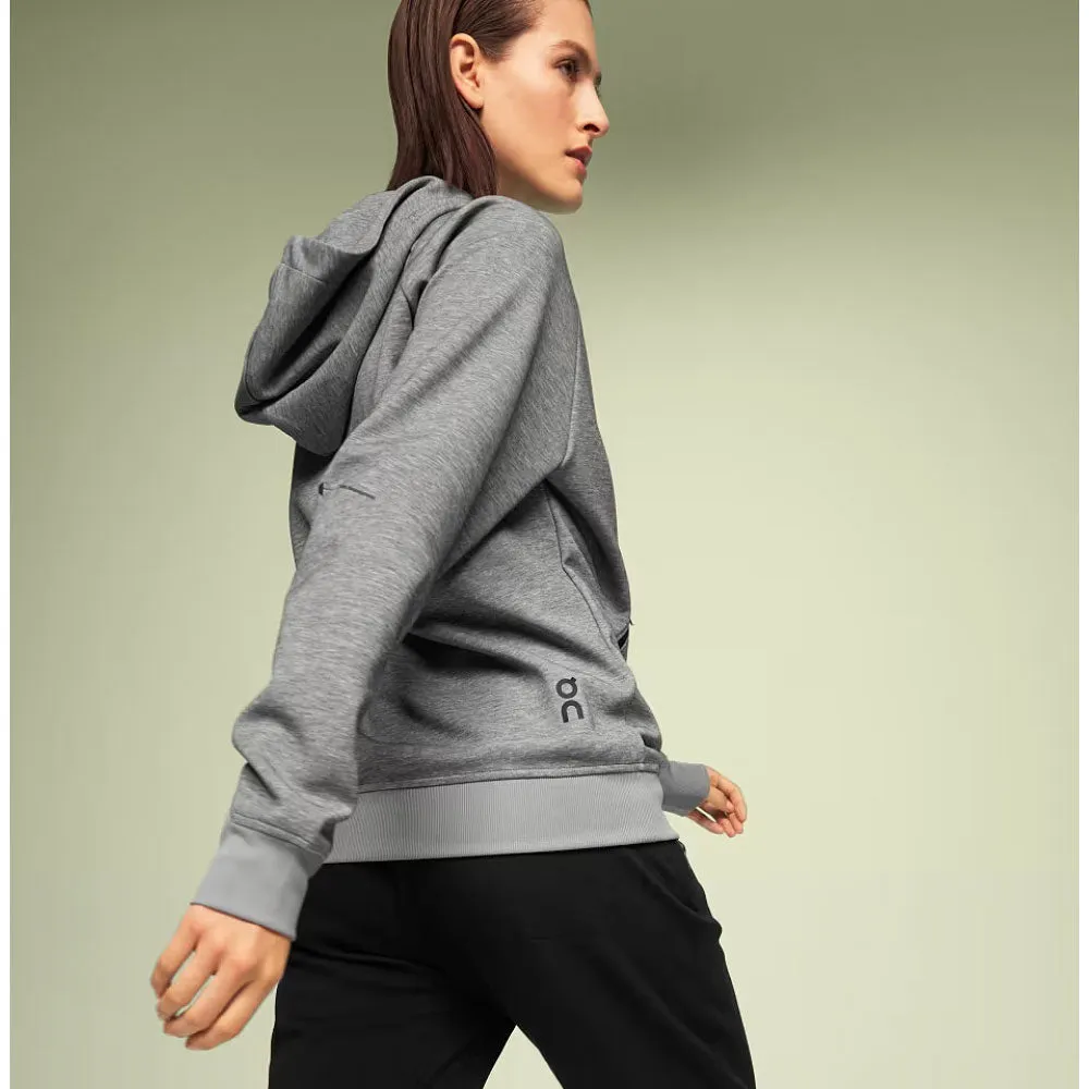 Mens Chubbies On Womens Zipped Hoodie - Grey