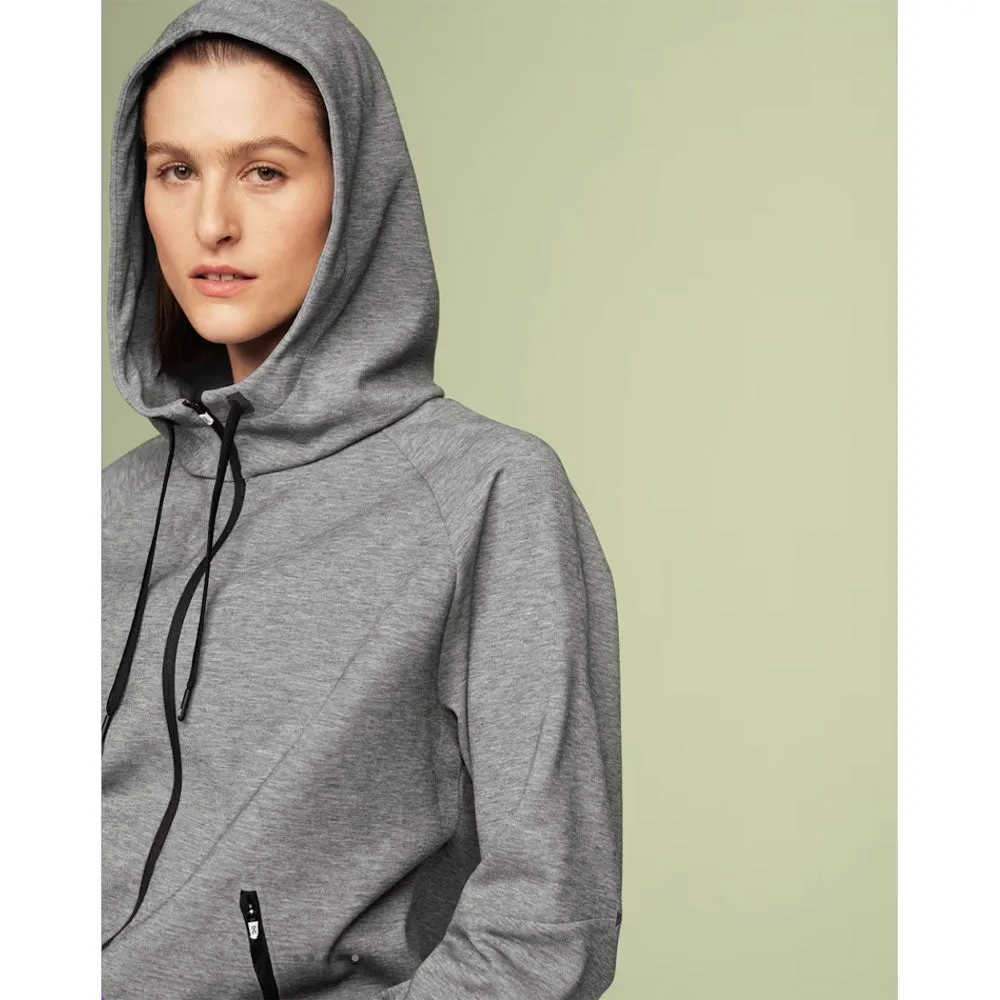 Mens Chubbies On Womens Zipped Hoodie - Grey