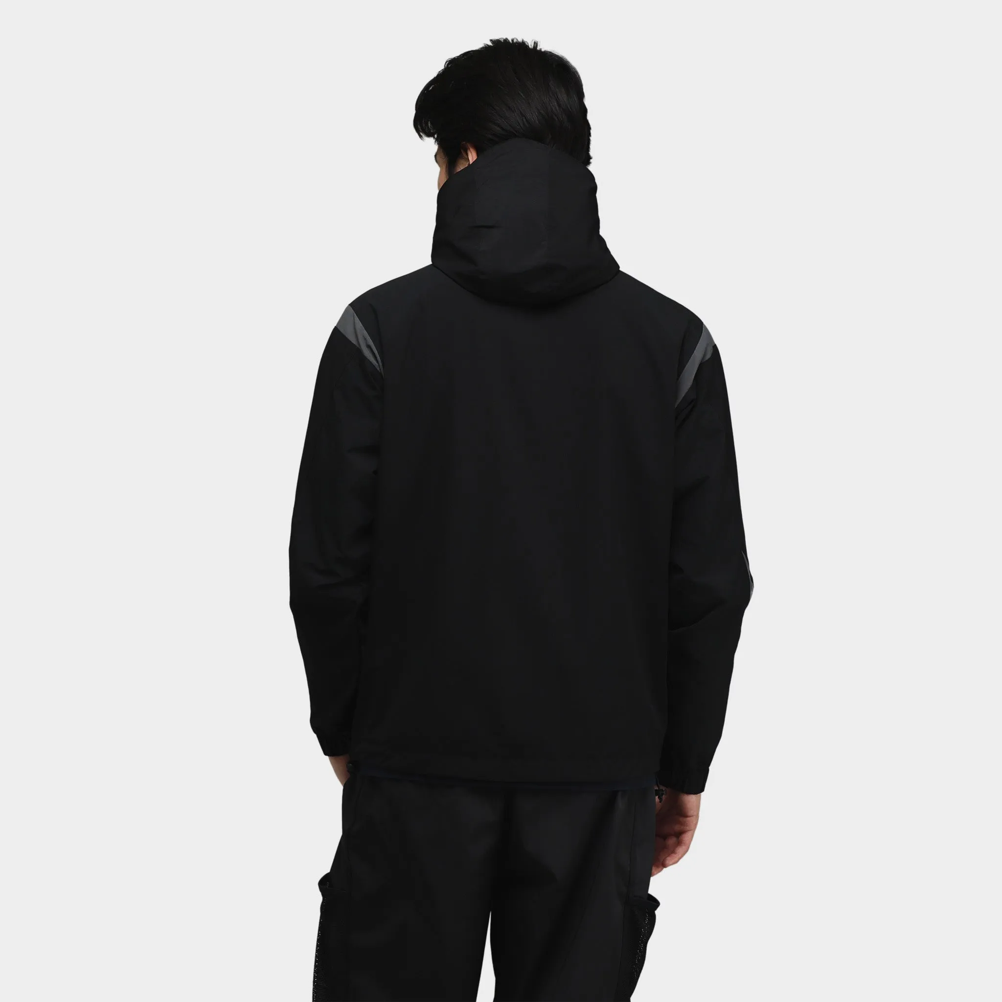 Mens Hoodrich Hoodrich Affect Woven Zippered Jacket Black / Lava Smoke - Deja Vu Blue