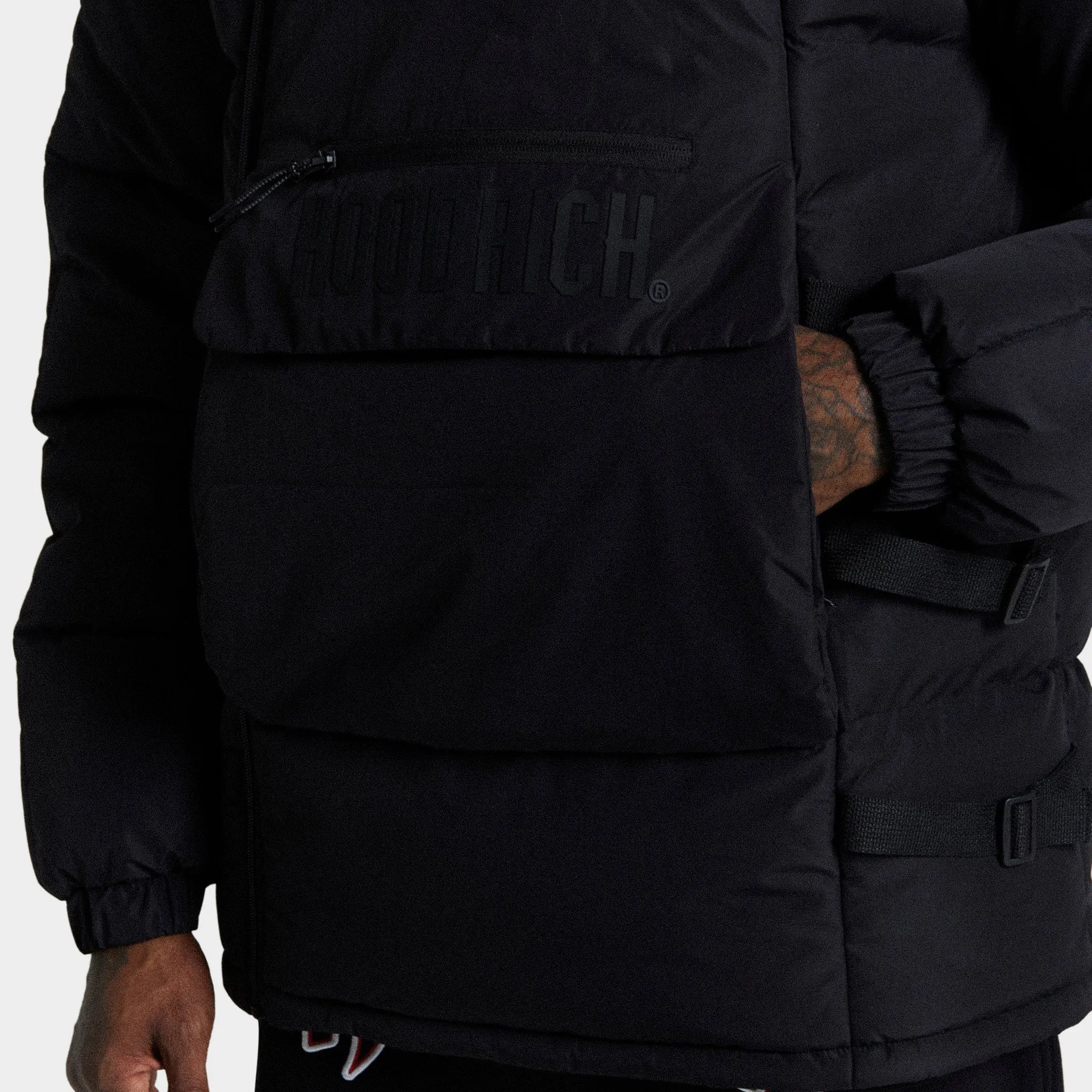 Mens Hoodrich Hoodrich Astro Jacket Black / Black