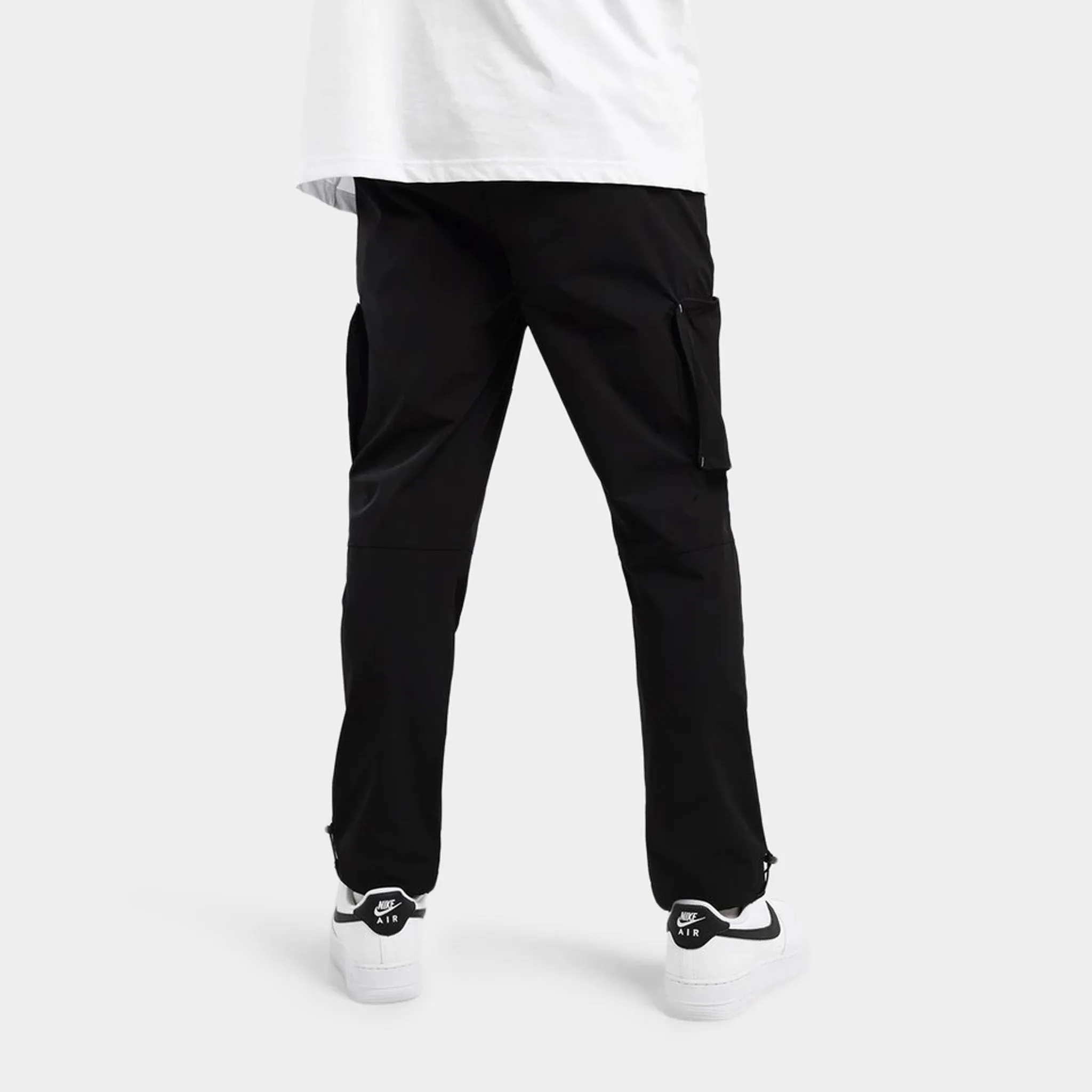 Mens Hoodrich Hoodrich Coalition Woven Cargo Pants Black / White - Lychee