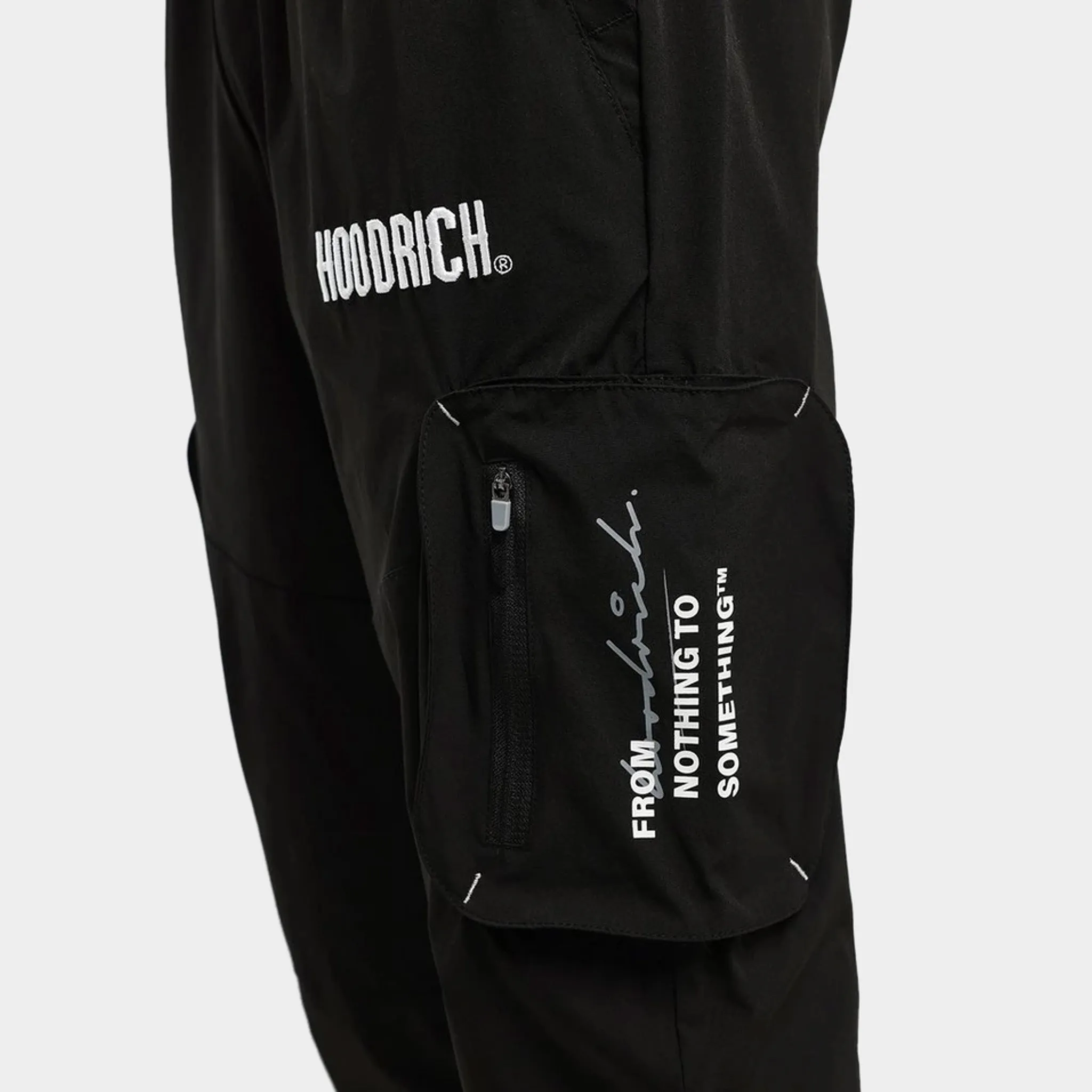 Mens Hoodrich Hoodrich Coalition Woven Cargo Pants Black / White - Lychee