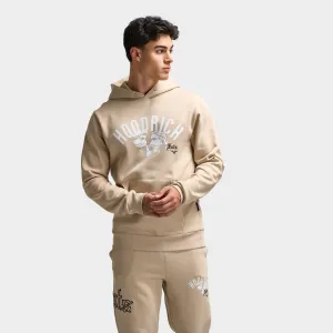 Mens Hoodrich Hoodrich Conquer Hoodie Oxford Tan / White - Ashphalt