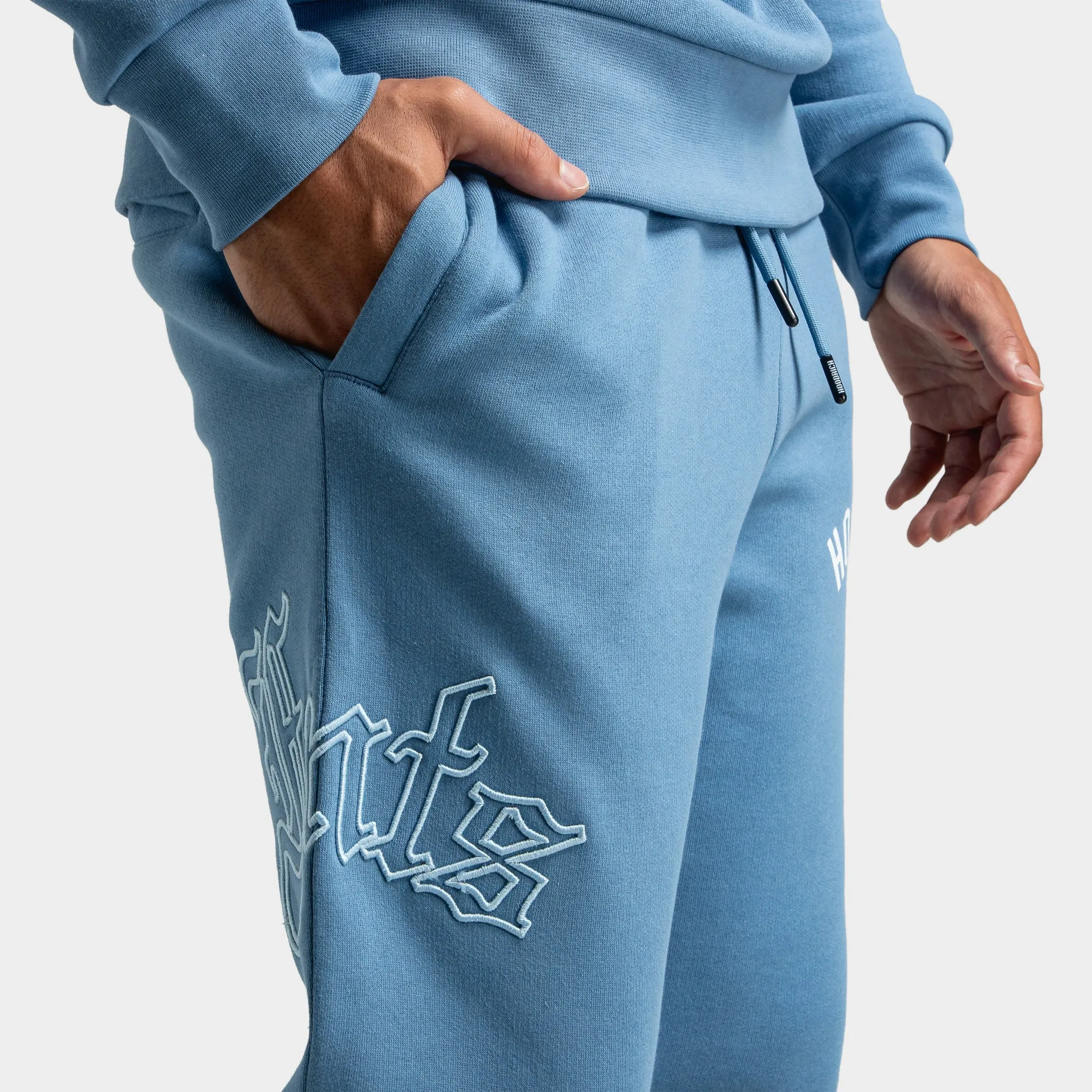 Mens Hoodrich Hoodrich Conquer Jogger Coronet Blue / White - Clear Sky