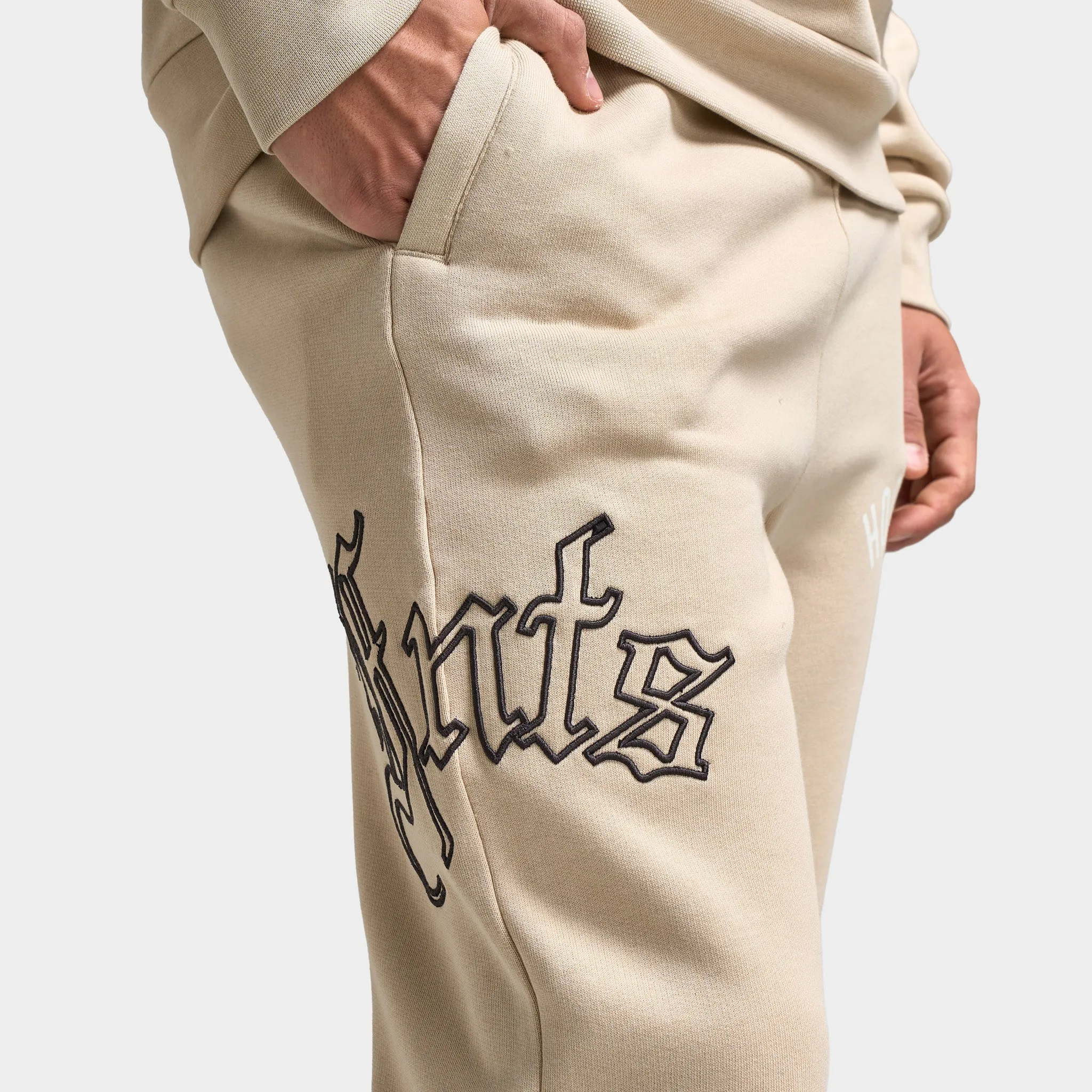 Mens Hoodrich Hoodrich Conquer Jogger Oxford Tan / White - Asphalt