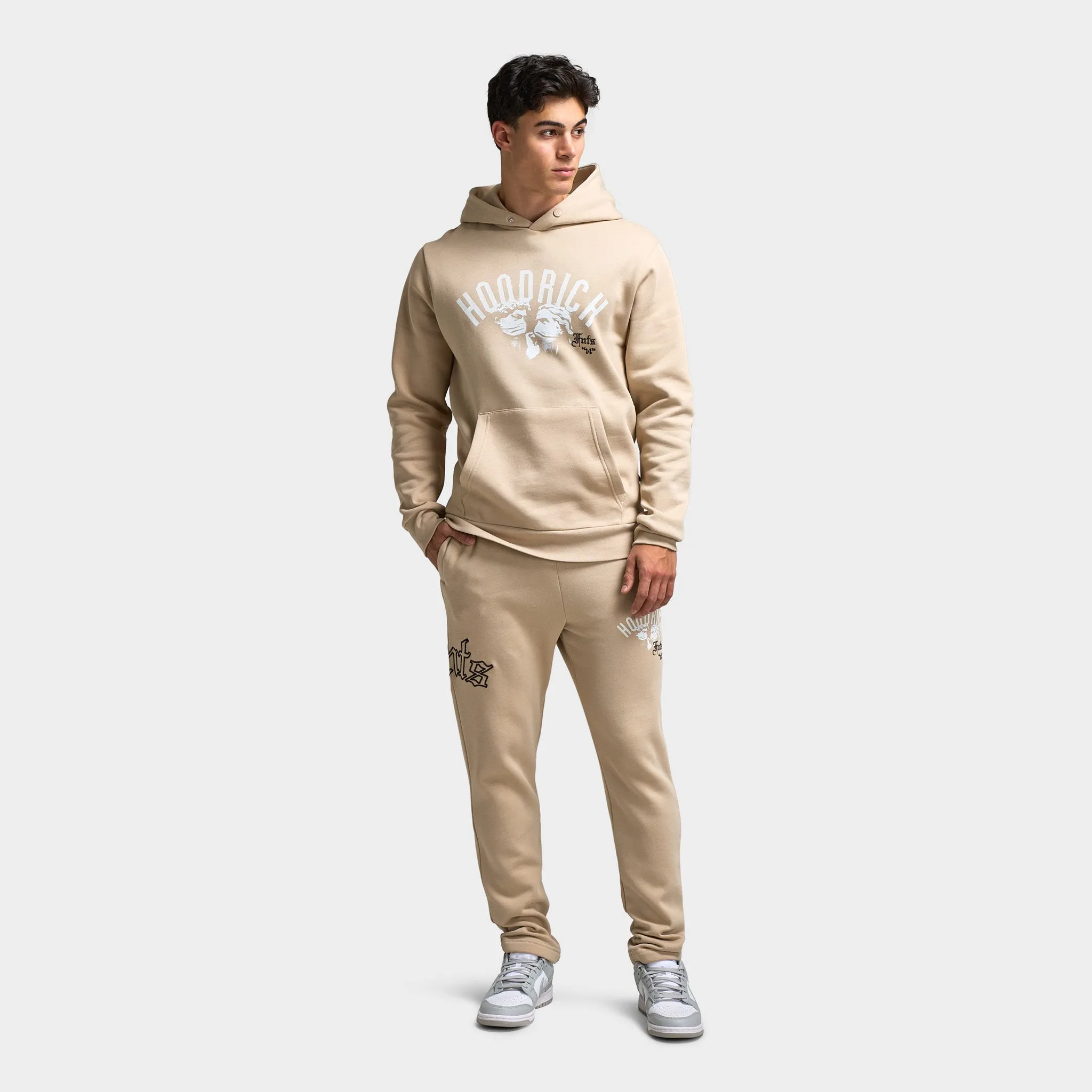 Mens Hoodrich Hoodrich Conquer Jogger Oxford Tan / White - Asphalt
