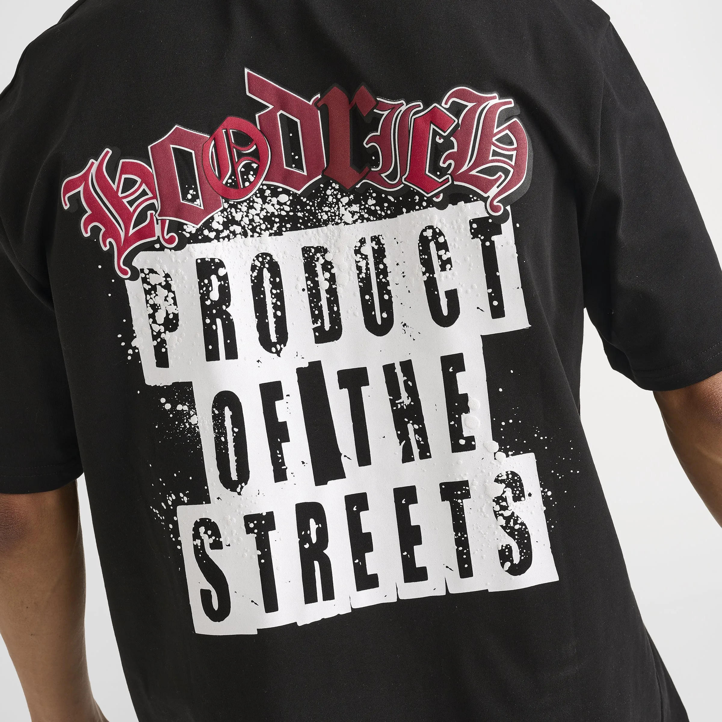 Mens Hoodrich Hoodrich Crown Graphic T-Shirt Black / Lychee