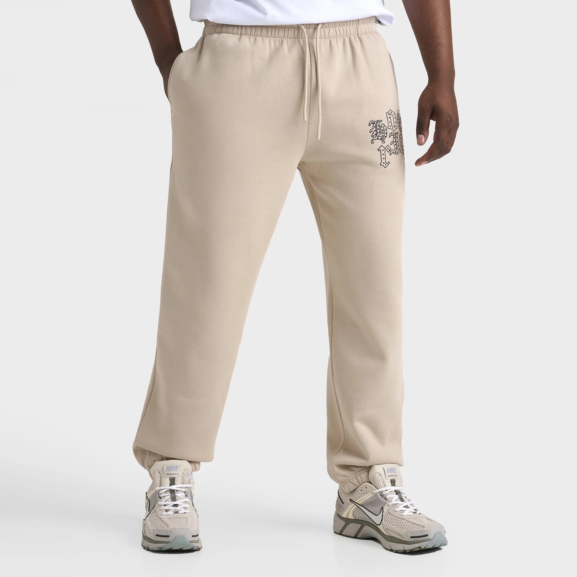 Mens Hoodrich Hoodrich Crown Oversized Joggers Oxford Tan / Asphalt - Black