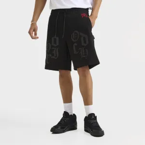 Mens Hoodrich Hoodrich Crown Oversized Shorts Black / Lychee