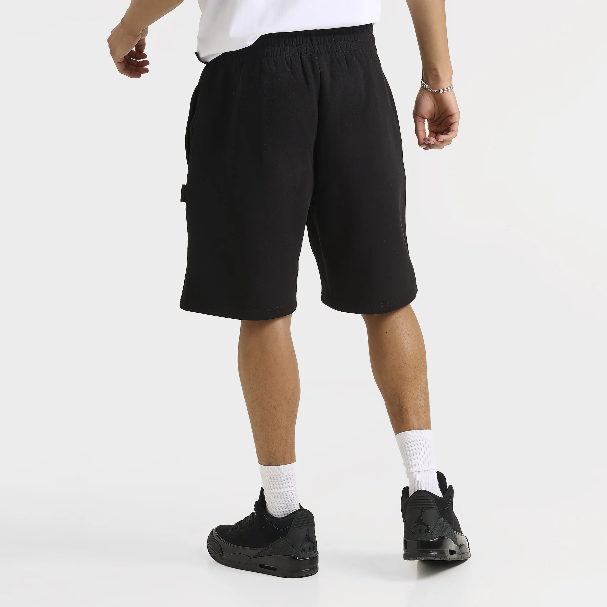 Mens Hoodrich Hoodrich Crown Oversized Shorts Black / Lychee