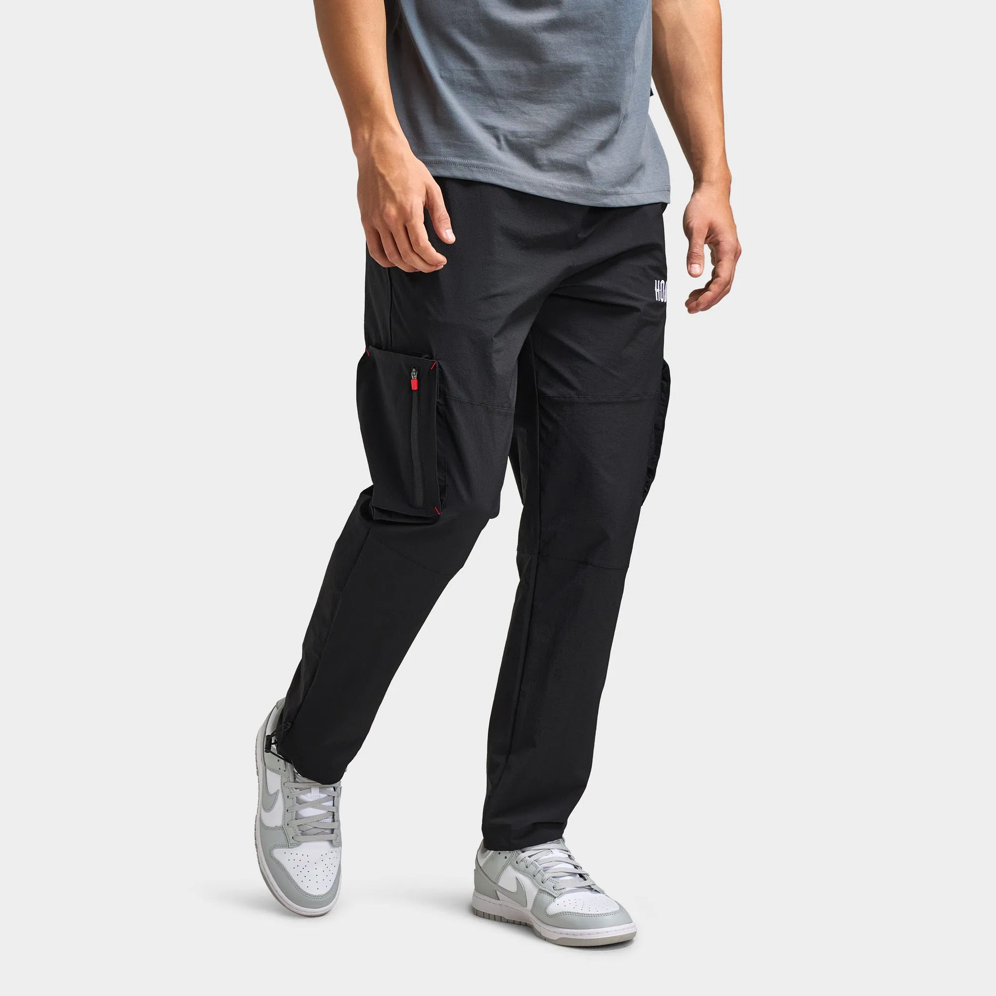 Mens Hoodrich Hoodrich Flames Woven Pants / Black