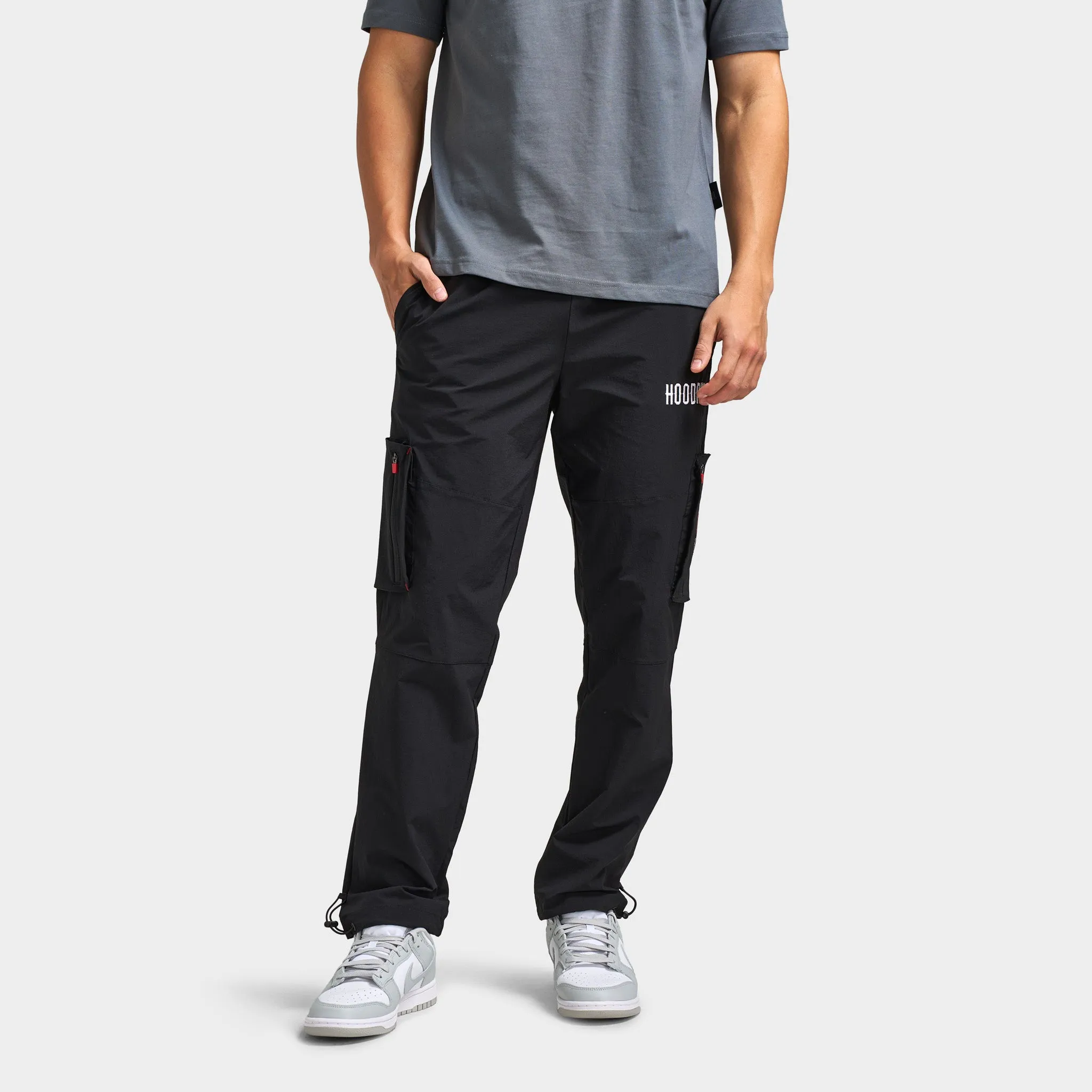 Mens Hoodrich Hoodrich Flames Woven Pants / Black