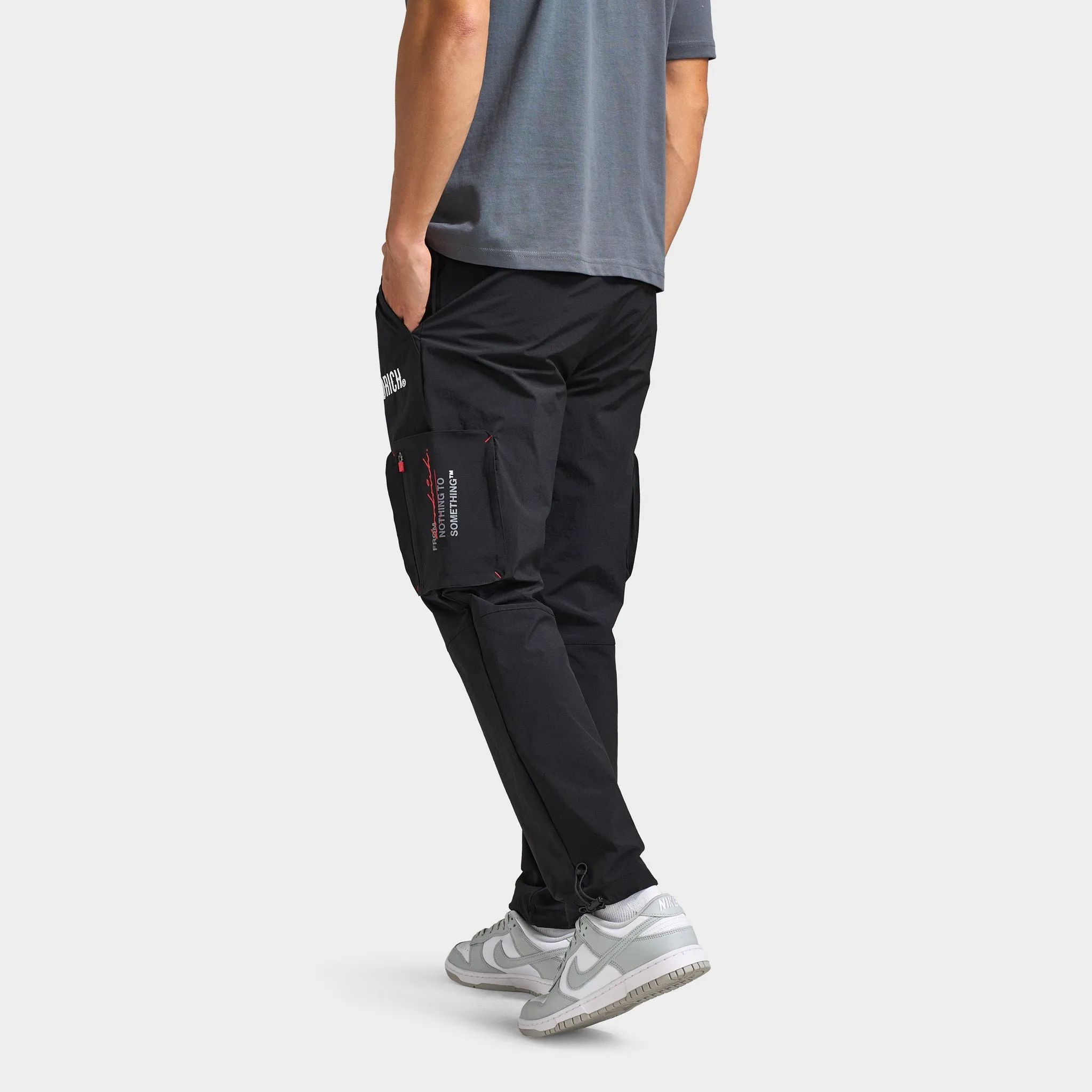 Mens Hoodrich Hoodrich Flames Woven Pants / Black