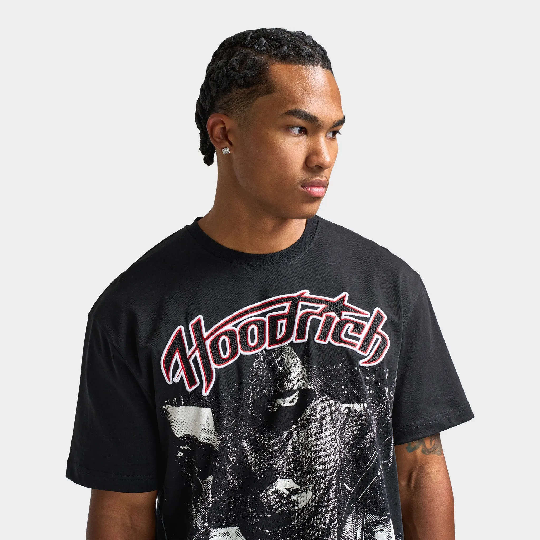 Mens Hoodrich Hoodrich Galaxy Graphic T-Shirt Black / White - Lychee