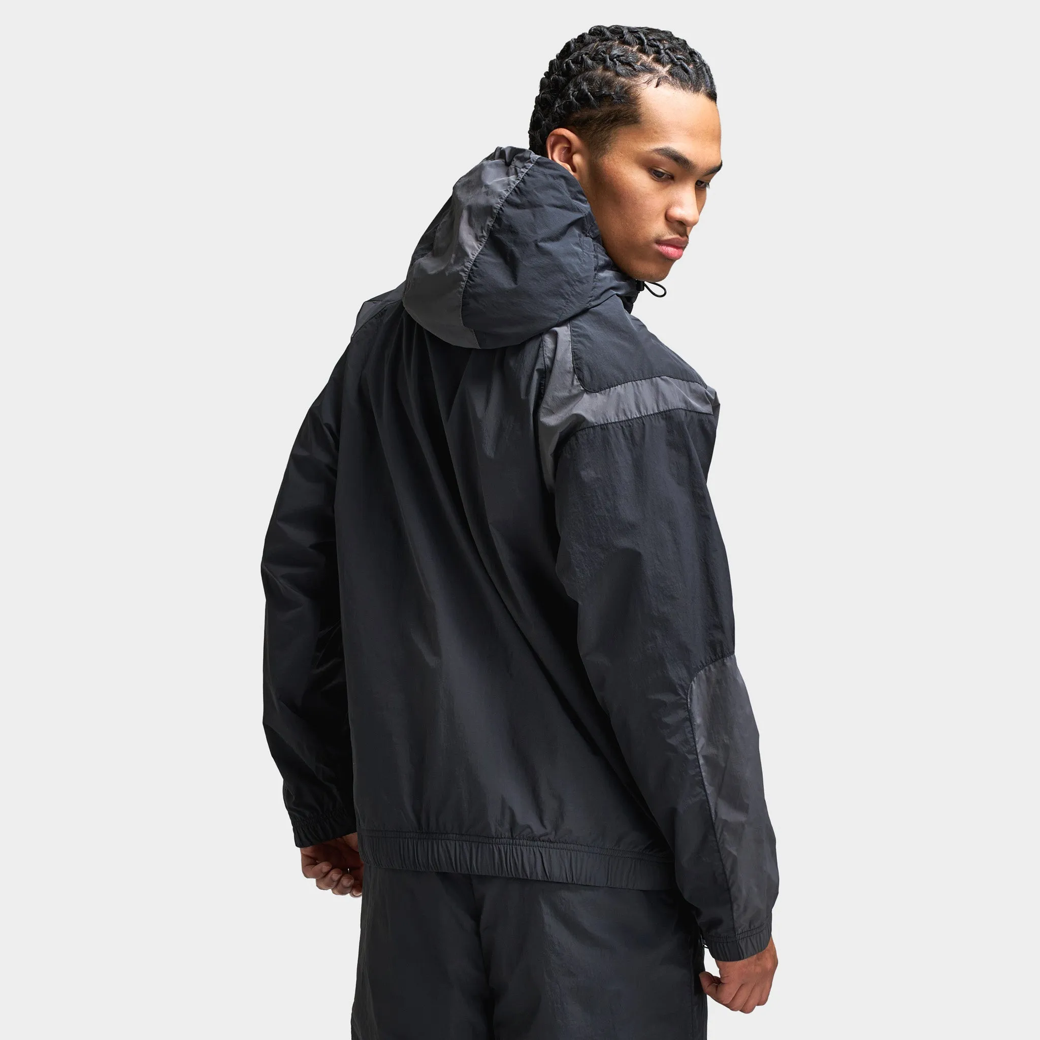 Mens Hoodrich Hoodrich Galaxy Woven Jacket Black / Asphalt - White