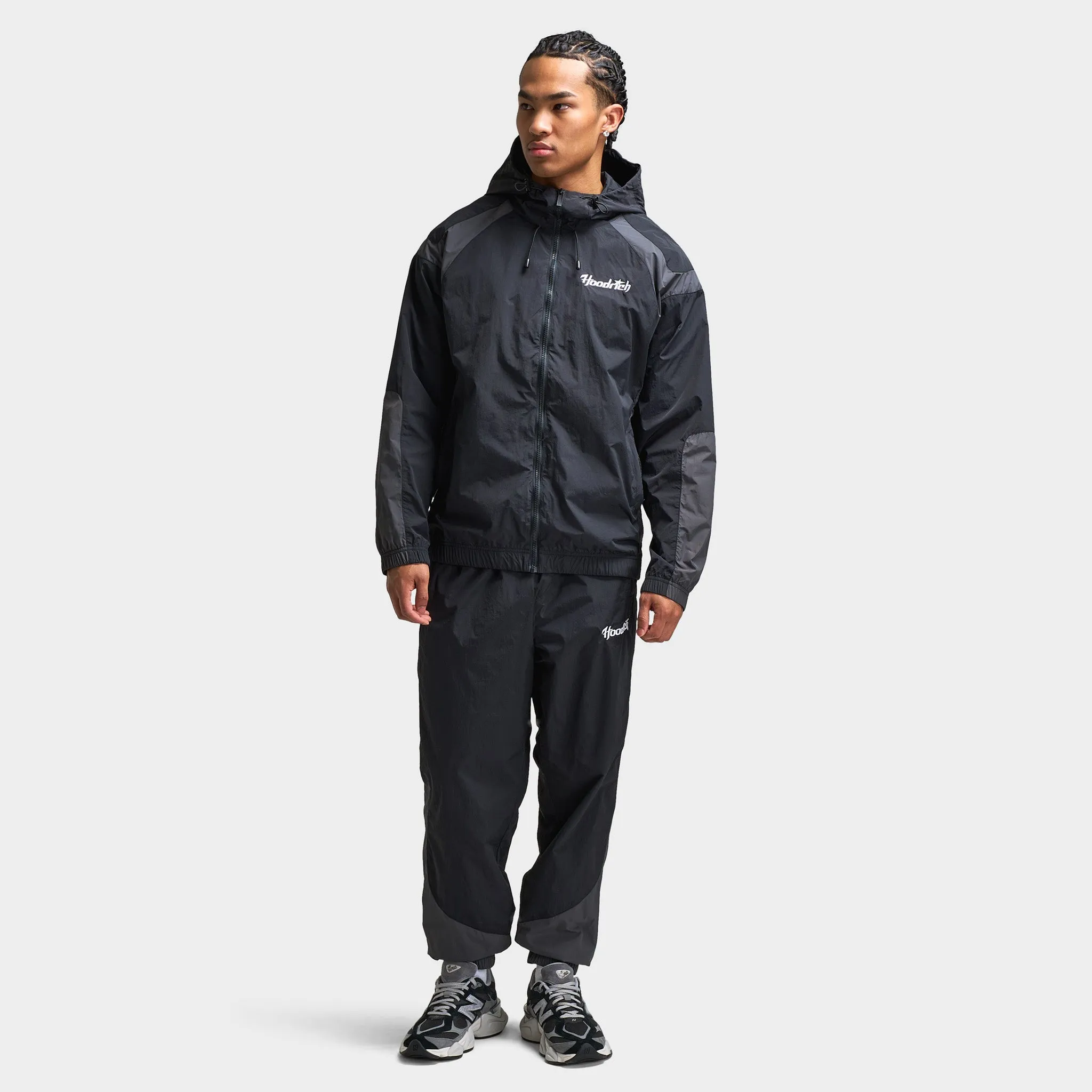 Mens Hoodrich Hoodrich Galaxy Woven Pants Black / Asphalt - White