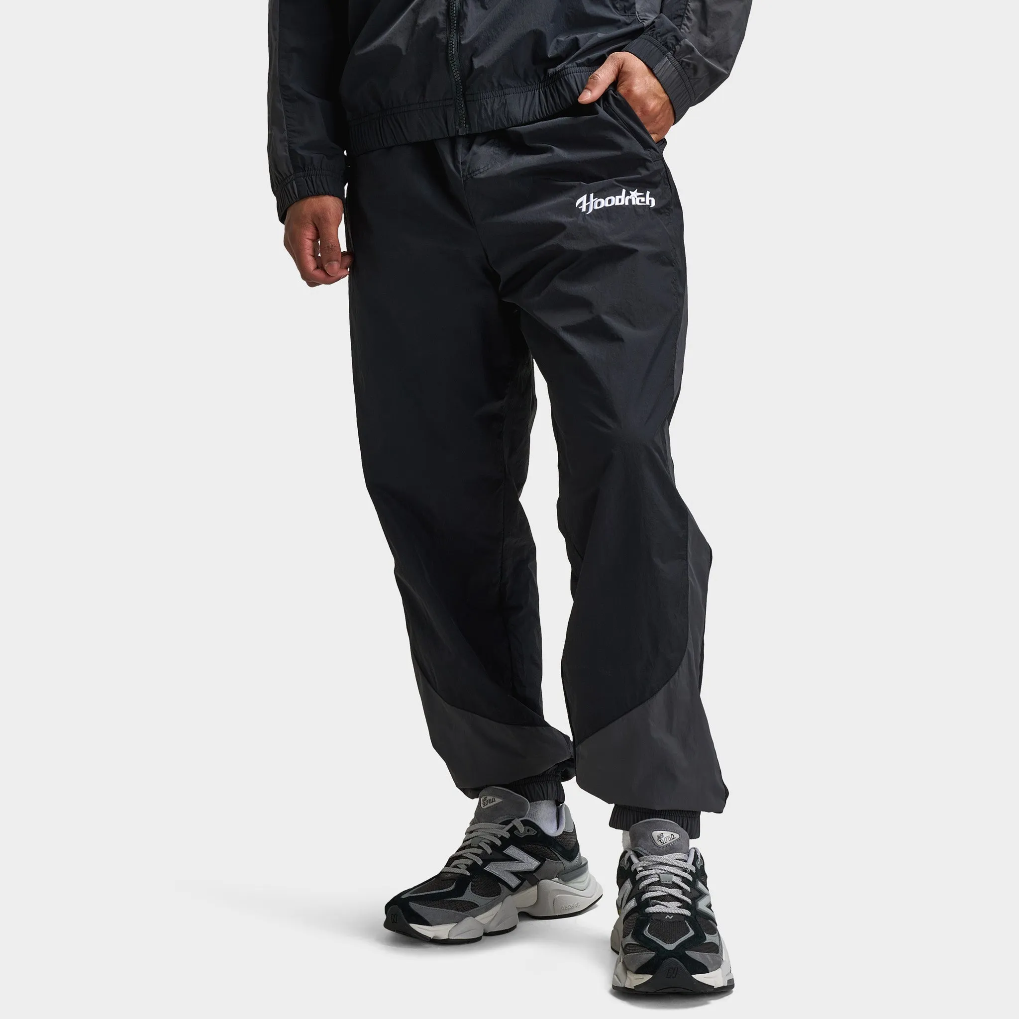 Mens Hoodrich Hoodrich Galaxy Woven Pants Black / Asphalt - White