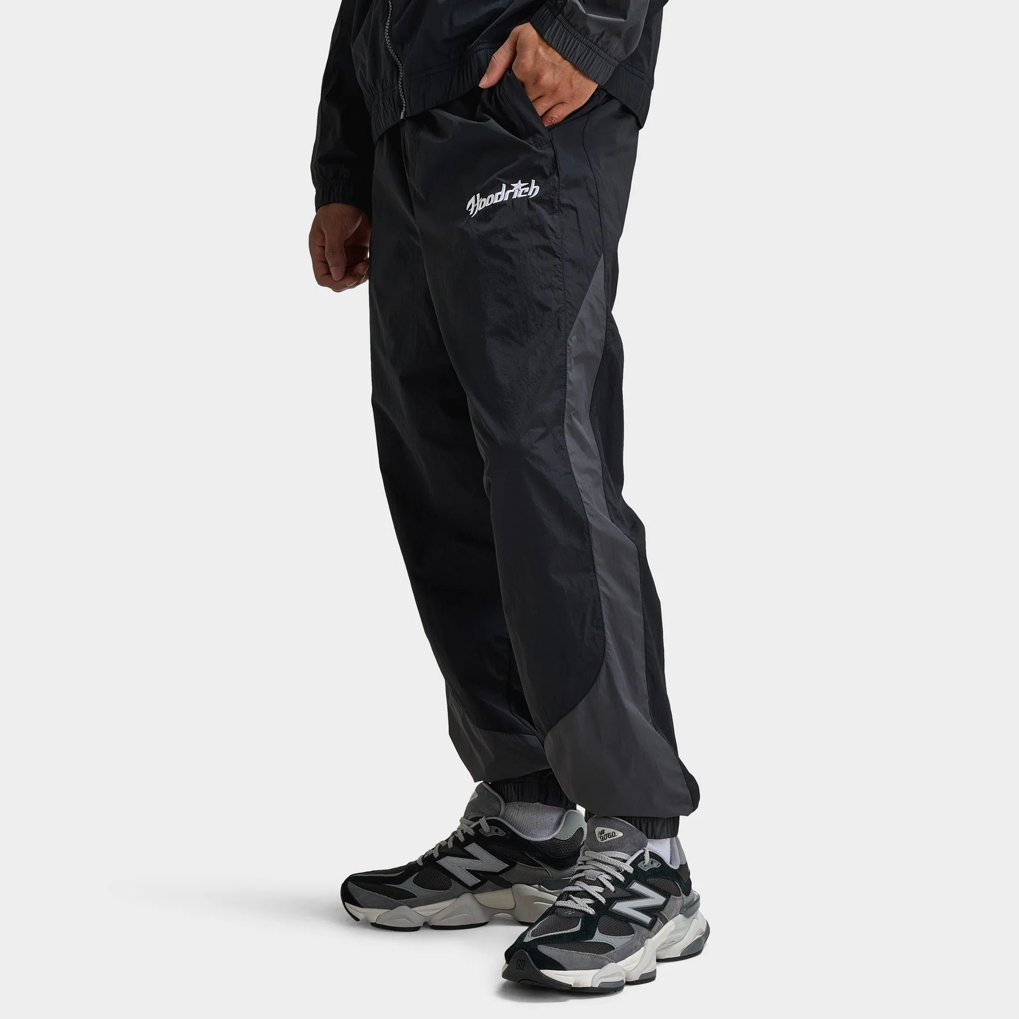 Mens Hoodrich Hoodrich Galaxy Woven Pants Black / Asphalt - White