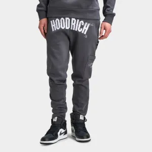 Mens Hoodrich Hoodrich Heat V3 Open Hem Joggers Asphalt / White - Monument