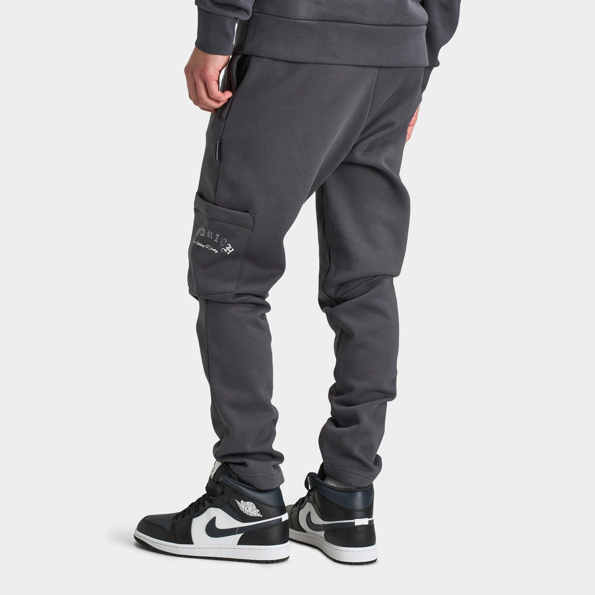 Mens Hoodrich Hoodrich Heat V3 Open Hem Joggers Asphalt / White - Monument