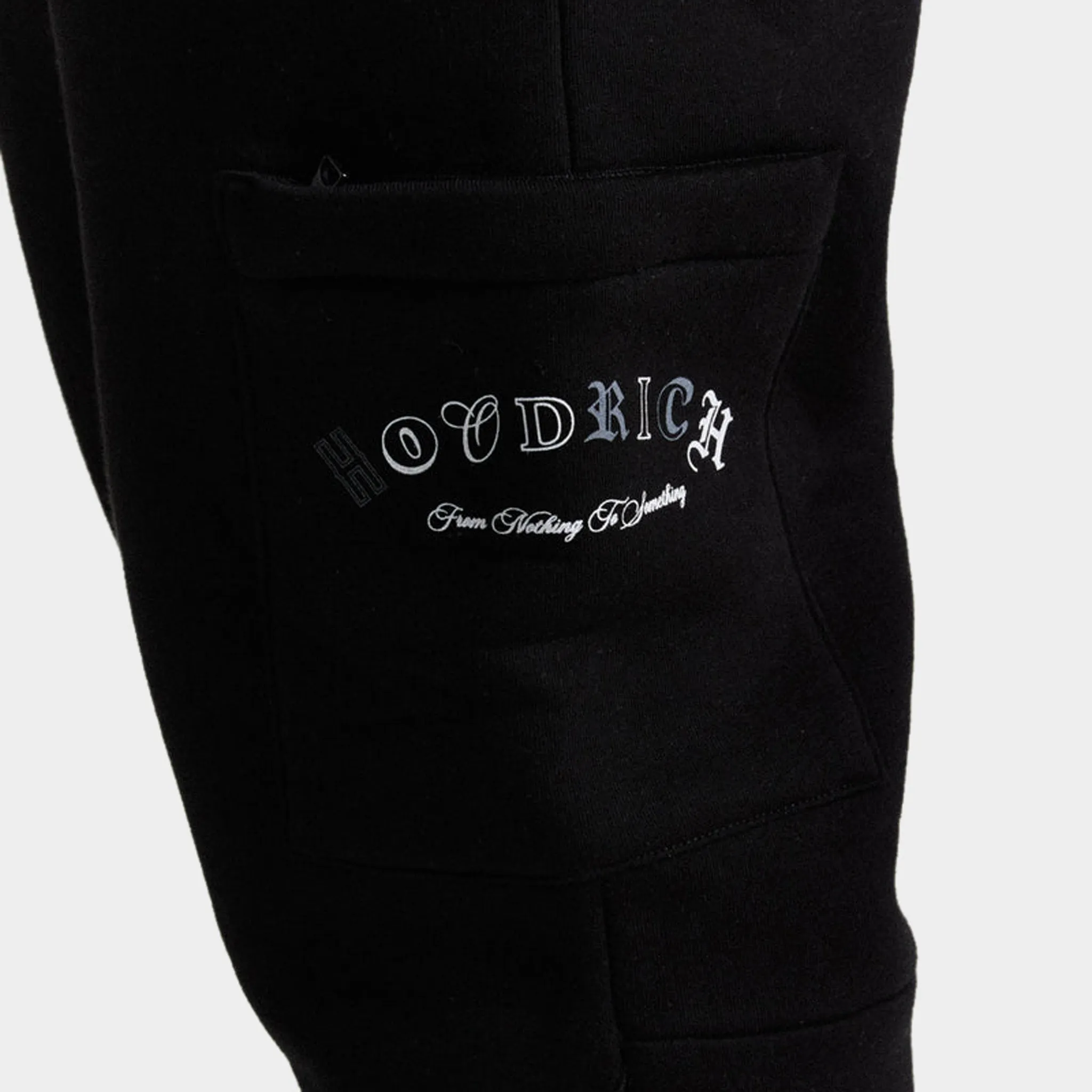 Mens Hoodrich Hoodrich Heat V3 Open Hem Joggers Black / White - Lava Smoke