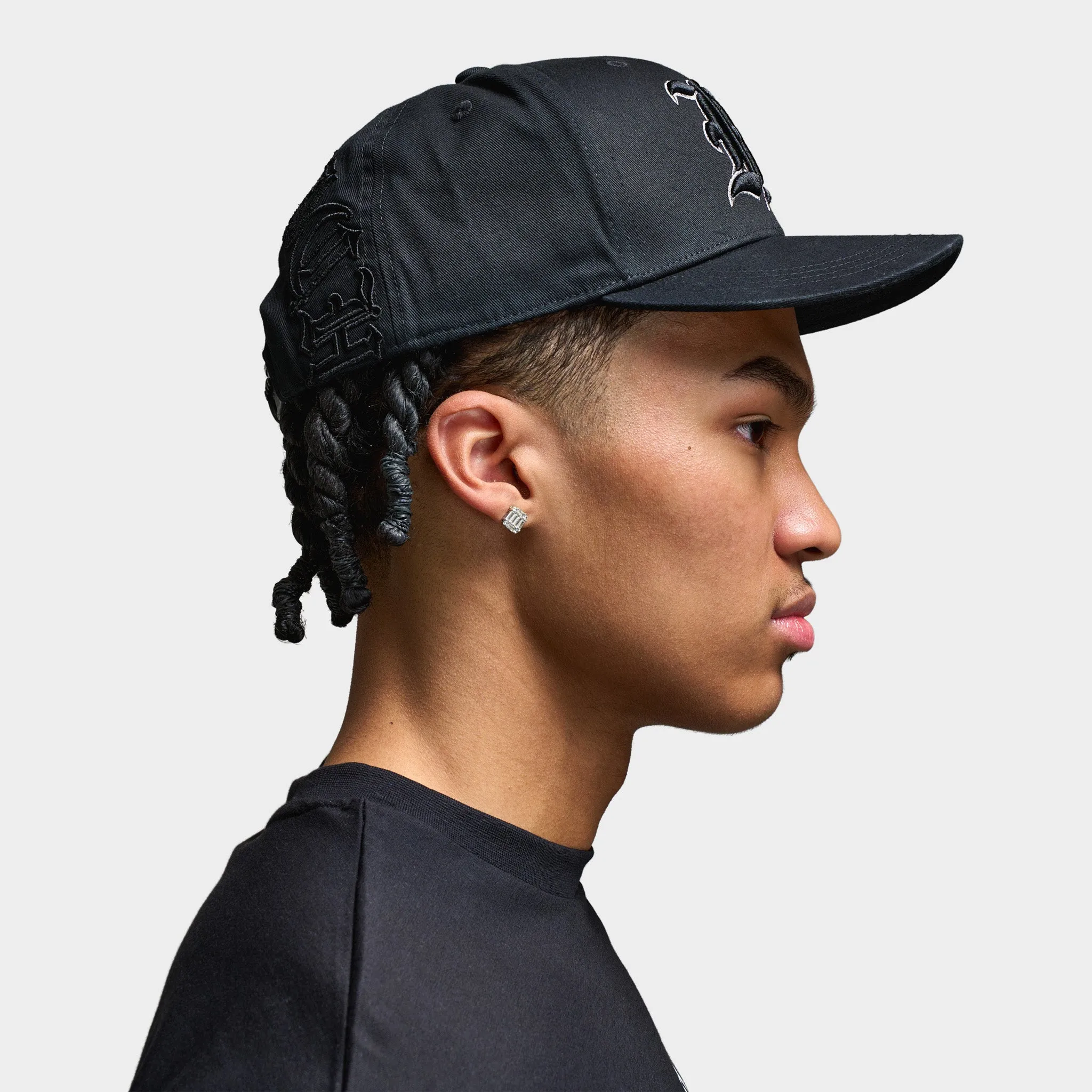 Mens Hoodrich Hoodrich Helix 5 Panel Snapback / Black