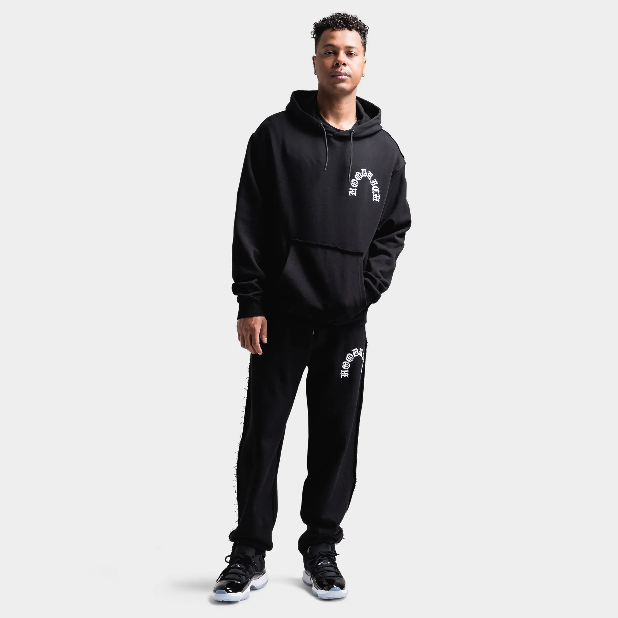 Mens Hoodrich Hoodrich Helix Hoodie Black / White