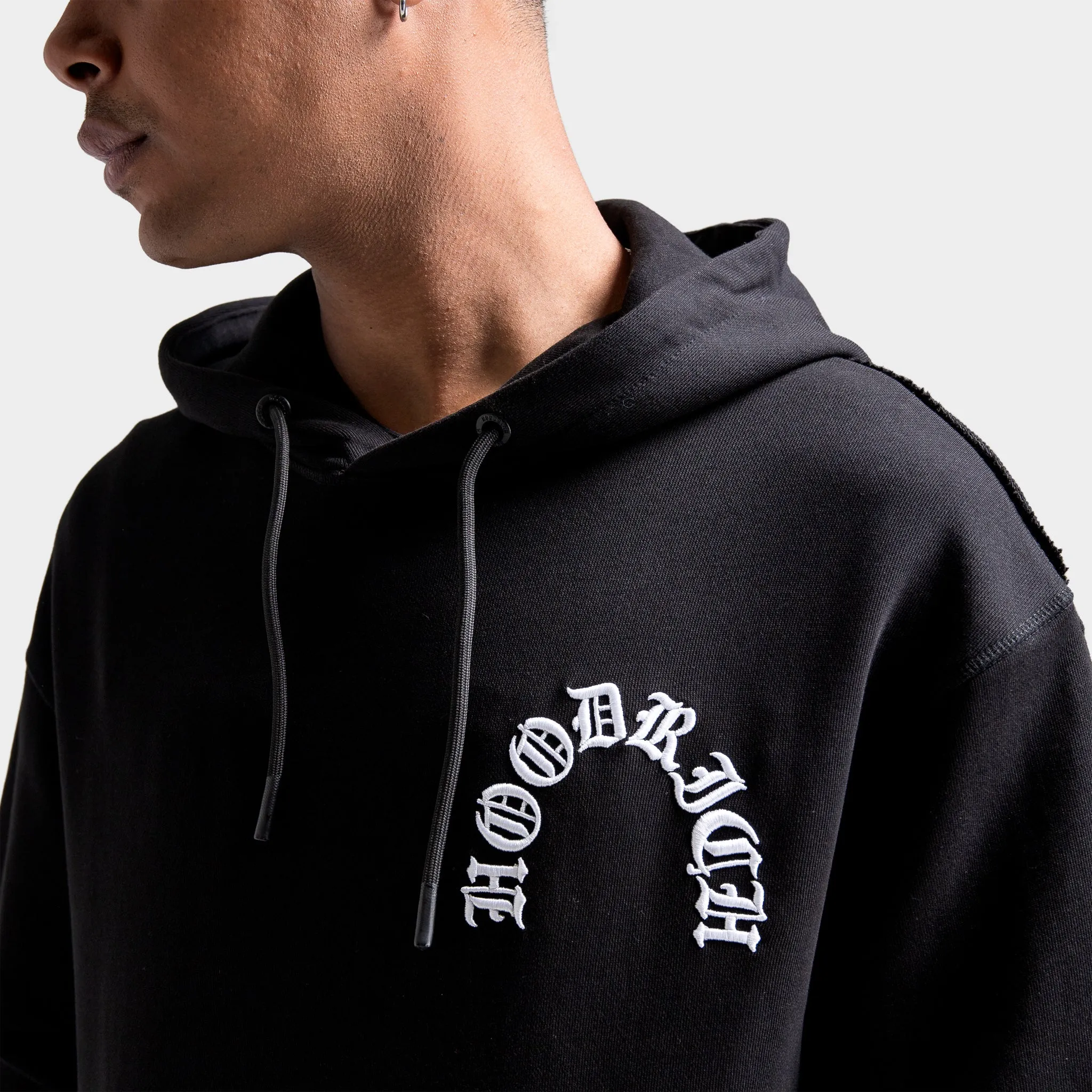 Mens Hoodrich Hoodrich Helix Hoodie Black / White