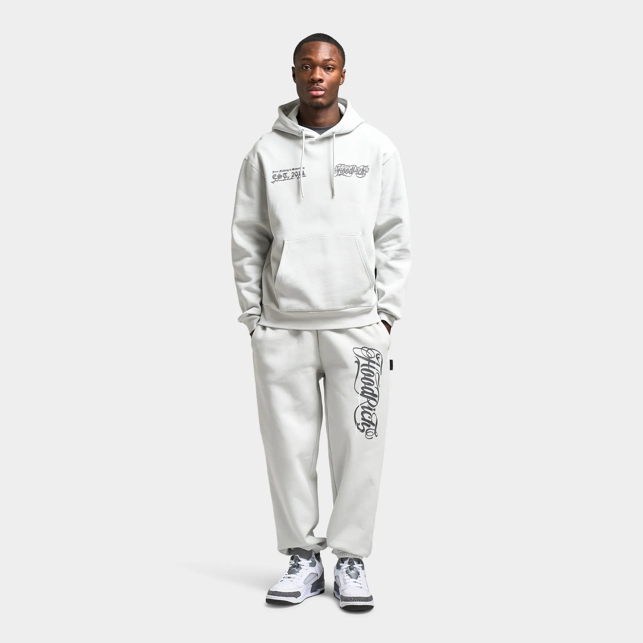 Mens Hoodrich Hoodrich Legacy Oversized Joggers Dawn Blue / Lava Smoke - Anthracite