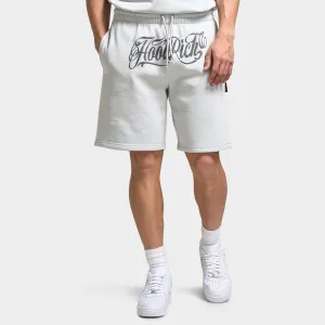 Mens Hoodrich Hoodrich Legacy Oversized Shorts Dawn Blue / Lava Smoke - Anthracite