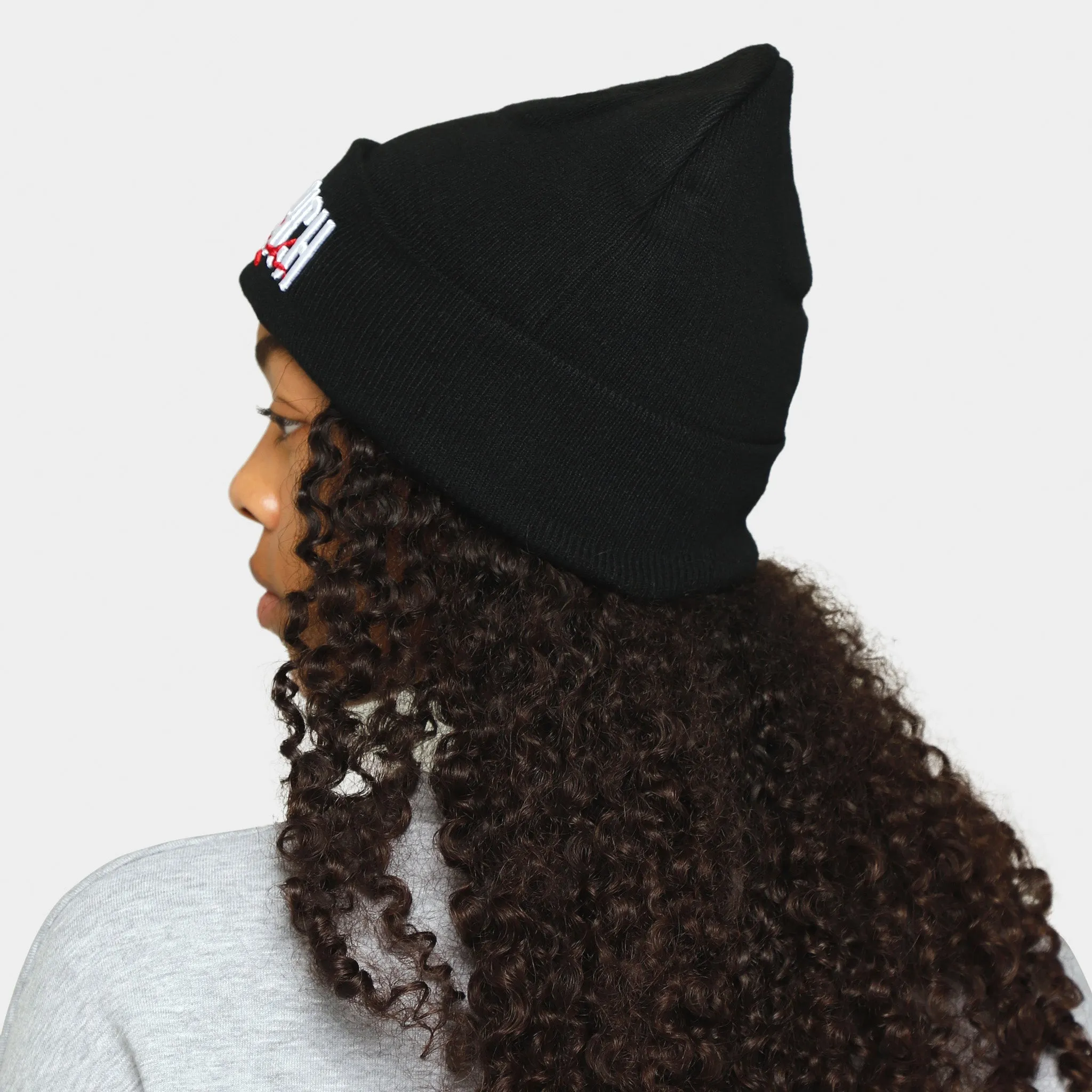 Mens Hoodrich Hoodrich OG Blend Beanie Black / White - Red