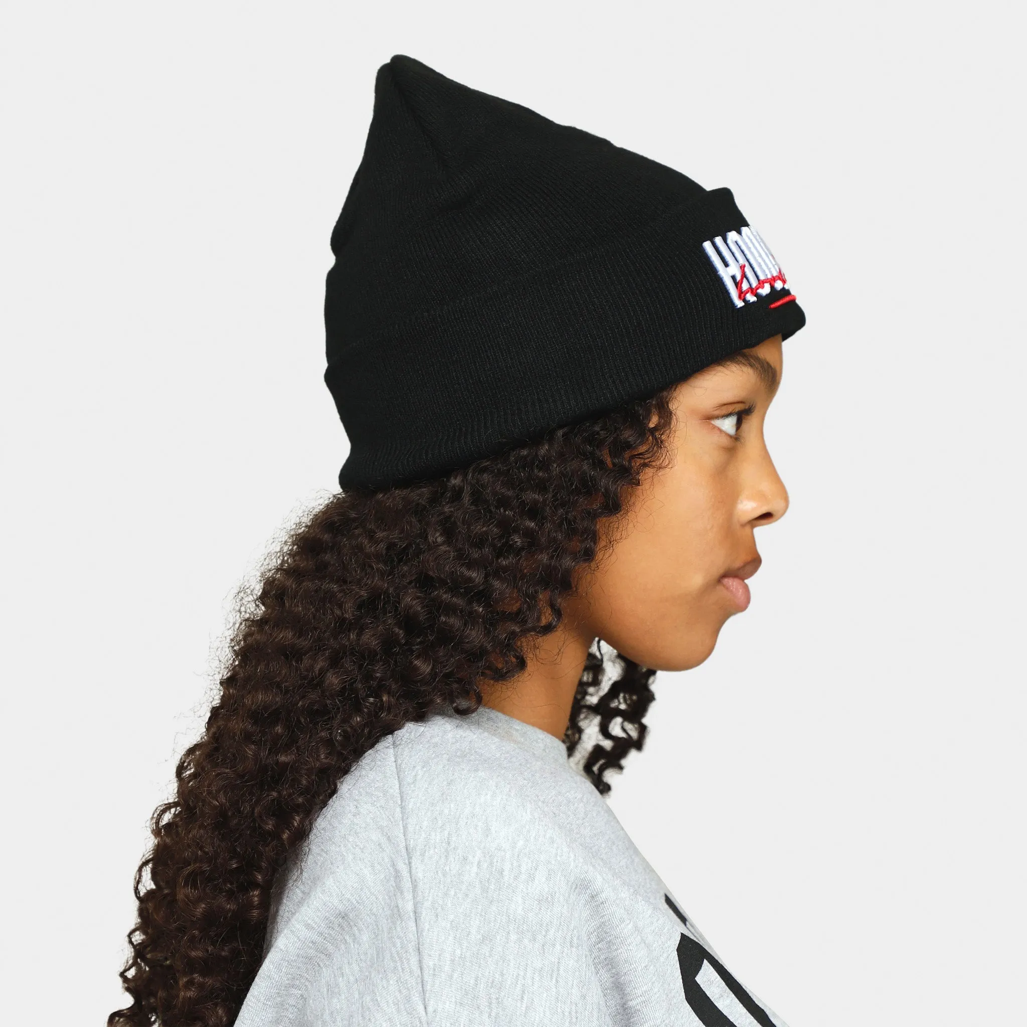 Mens Hoodrich Hoodrich OG Blend Beanie Black / White - Red