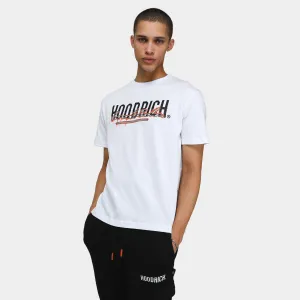 Mens Hoodrich Hoodrich OG Splatter T-shirt White / Black - Flame