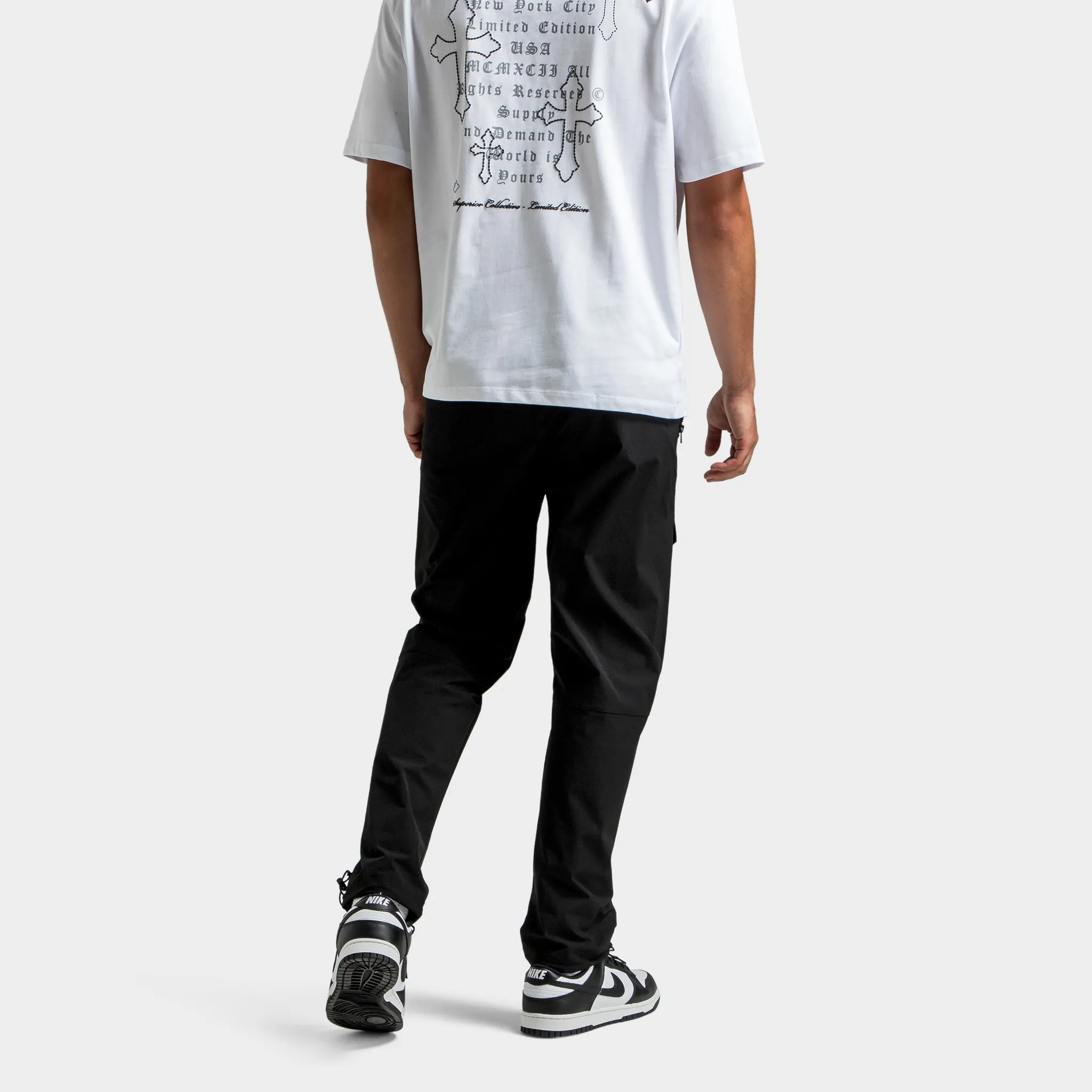 Mens Hoodrich Hoodrich Resist Woven Cargo Black / White - Lychee