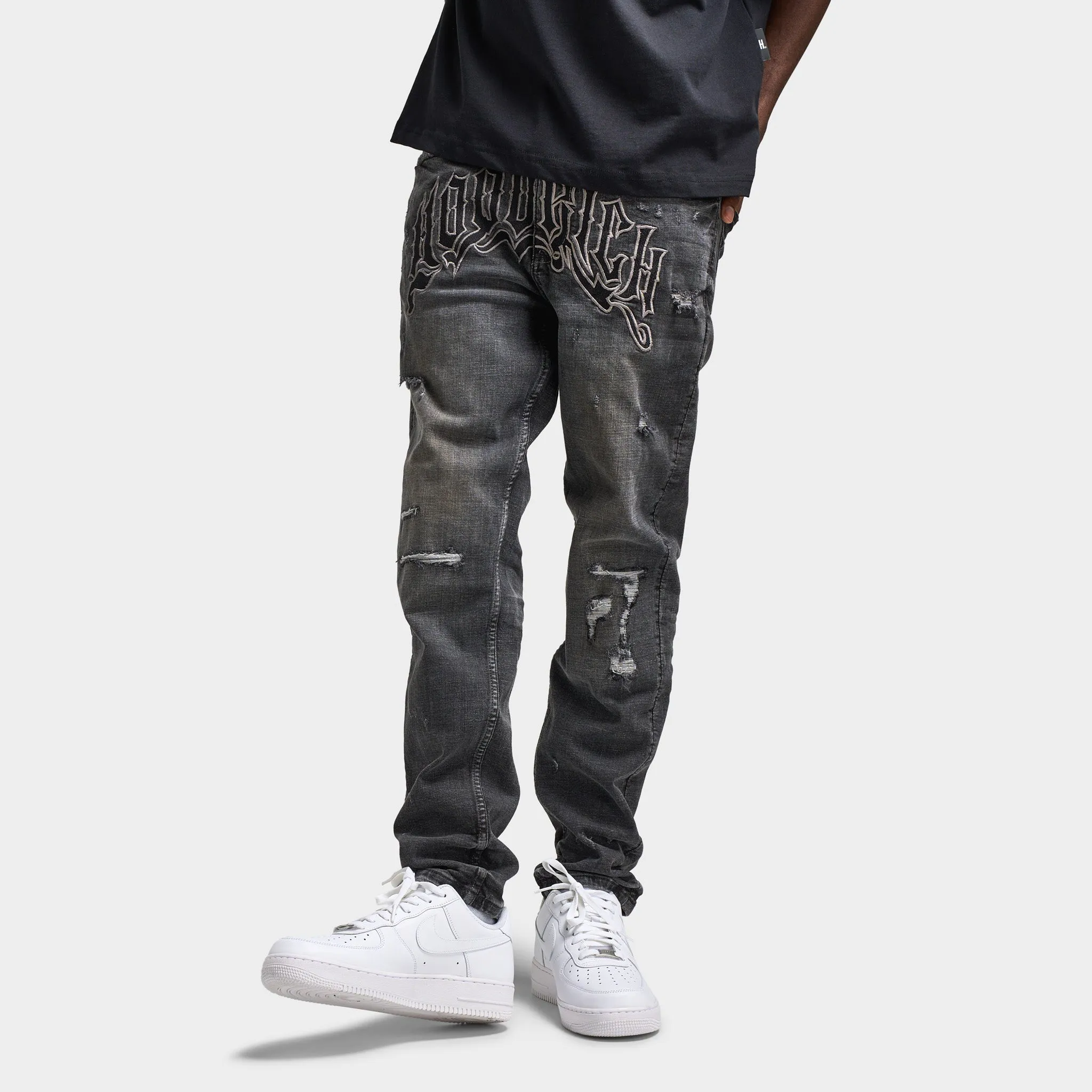 Mens Hoodrich Hoodrich Ritual Denim Pants / Black