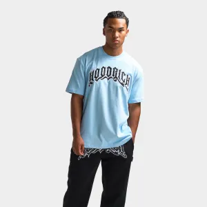 Mens Hoodrich Hoodrich Ritual Embroidered T-Shirt Clear Sky / Black