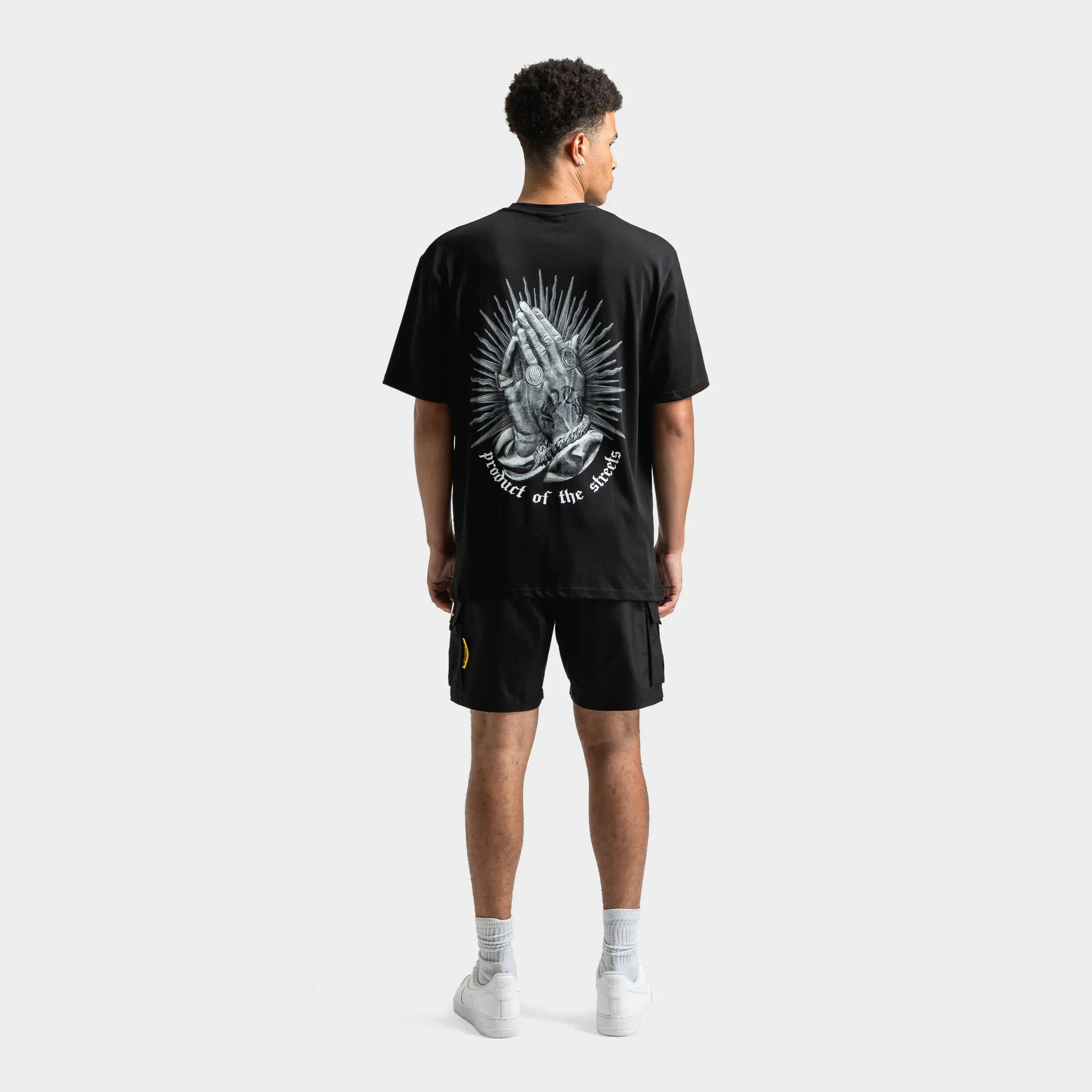 Mens Hoodrich Hoodrich Ritual Graphic T-Shirt Black / White